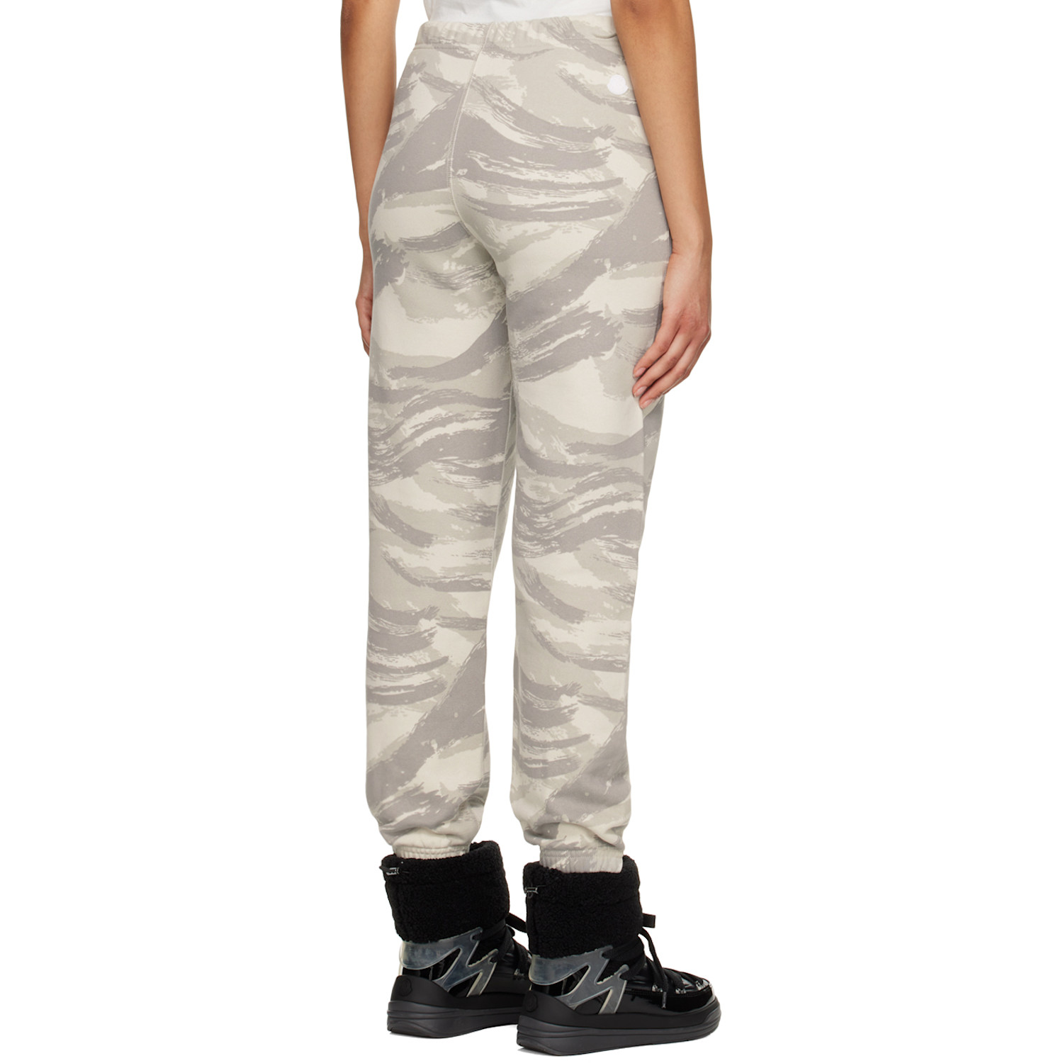  Moncler Genius 4 Moncler Hyke Gray Printed Lounge Pants 