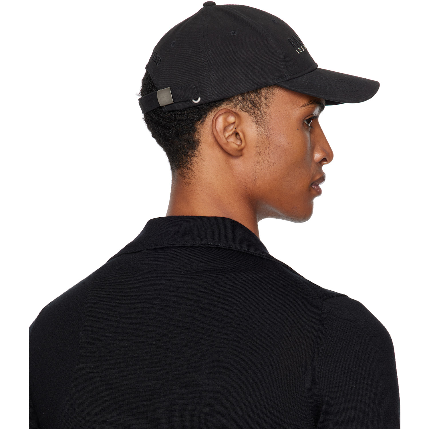  Random Identities Black 'sponsored' Baseball Cap 