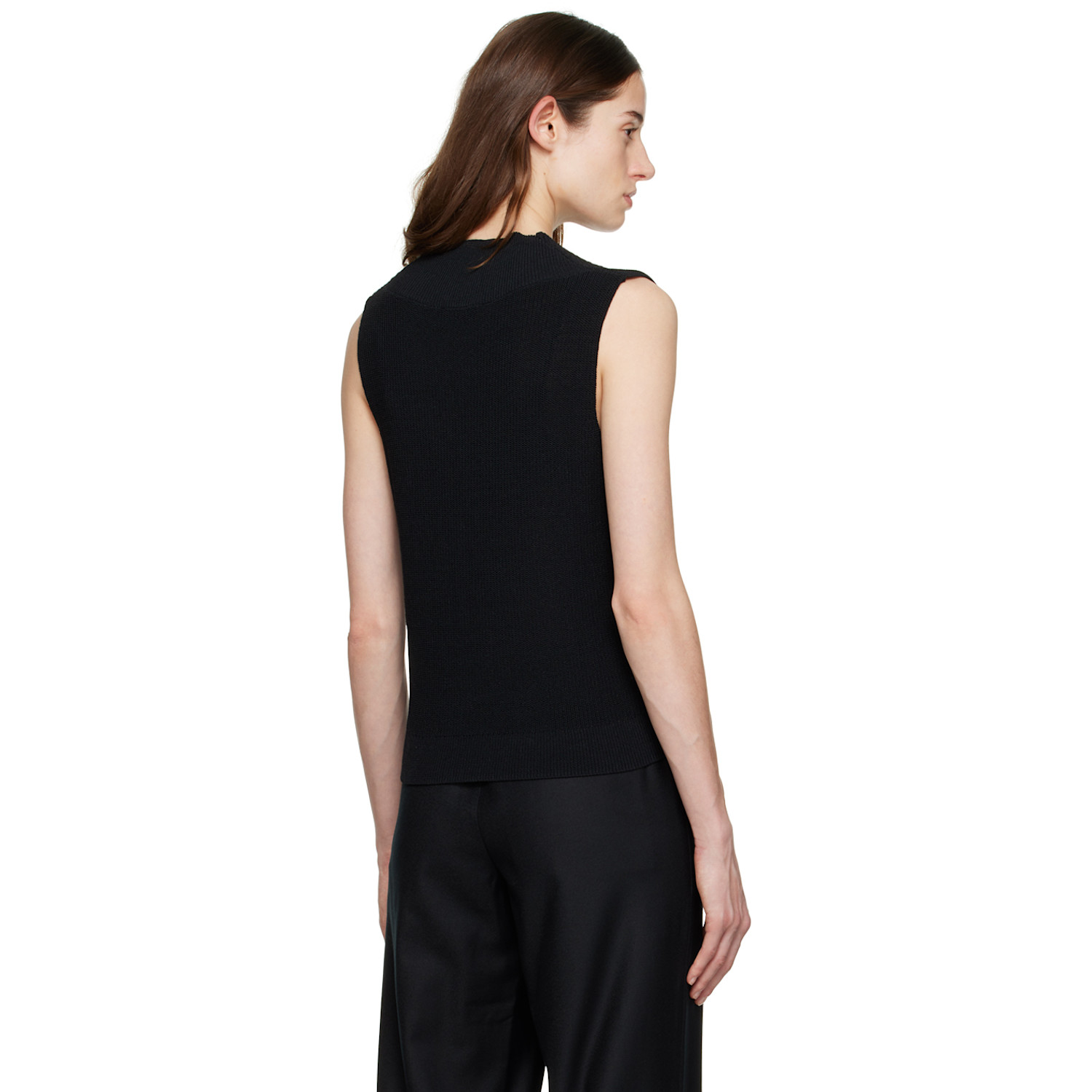  Aya Muse Black Mason Tank Top 