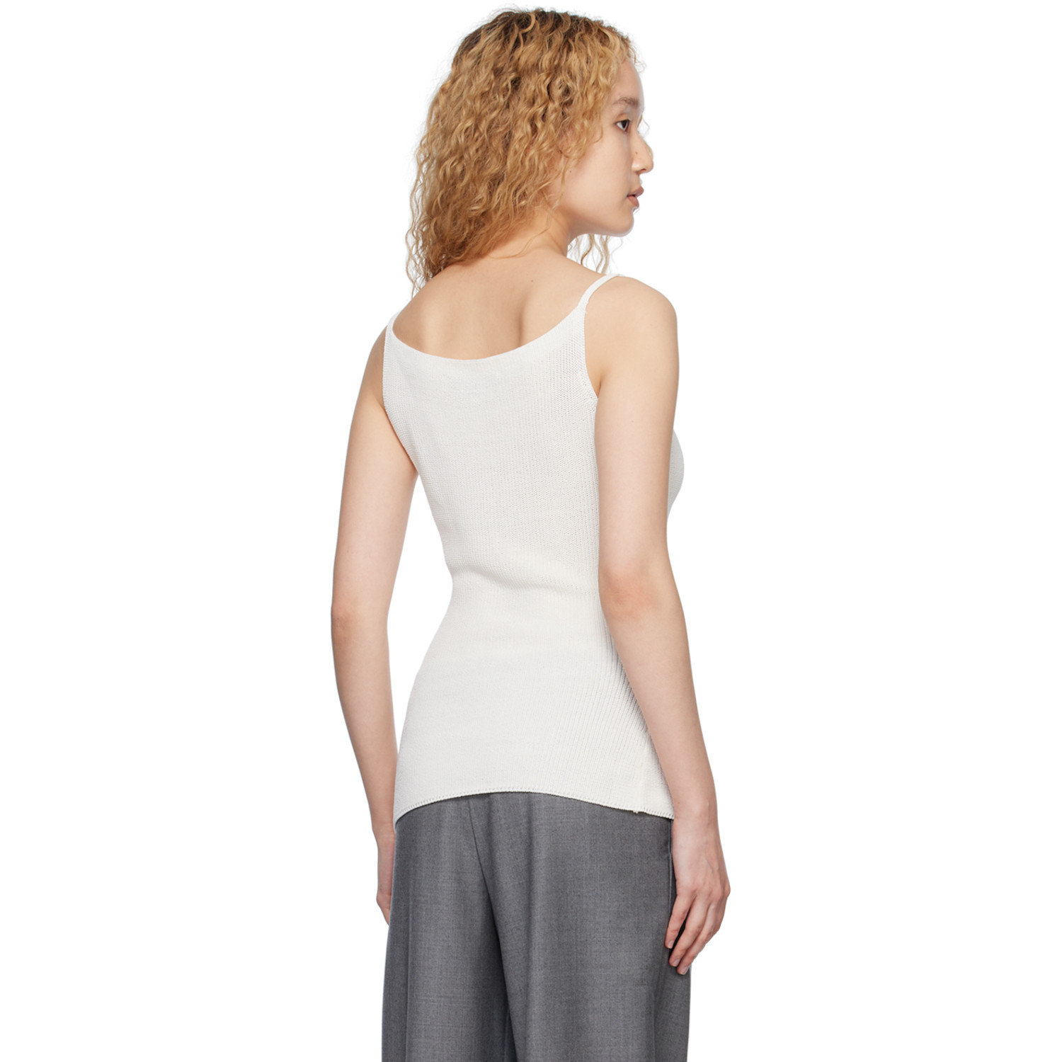  Aya Muse White Odoa Tank Top 