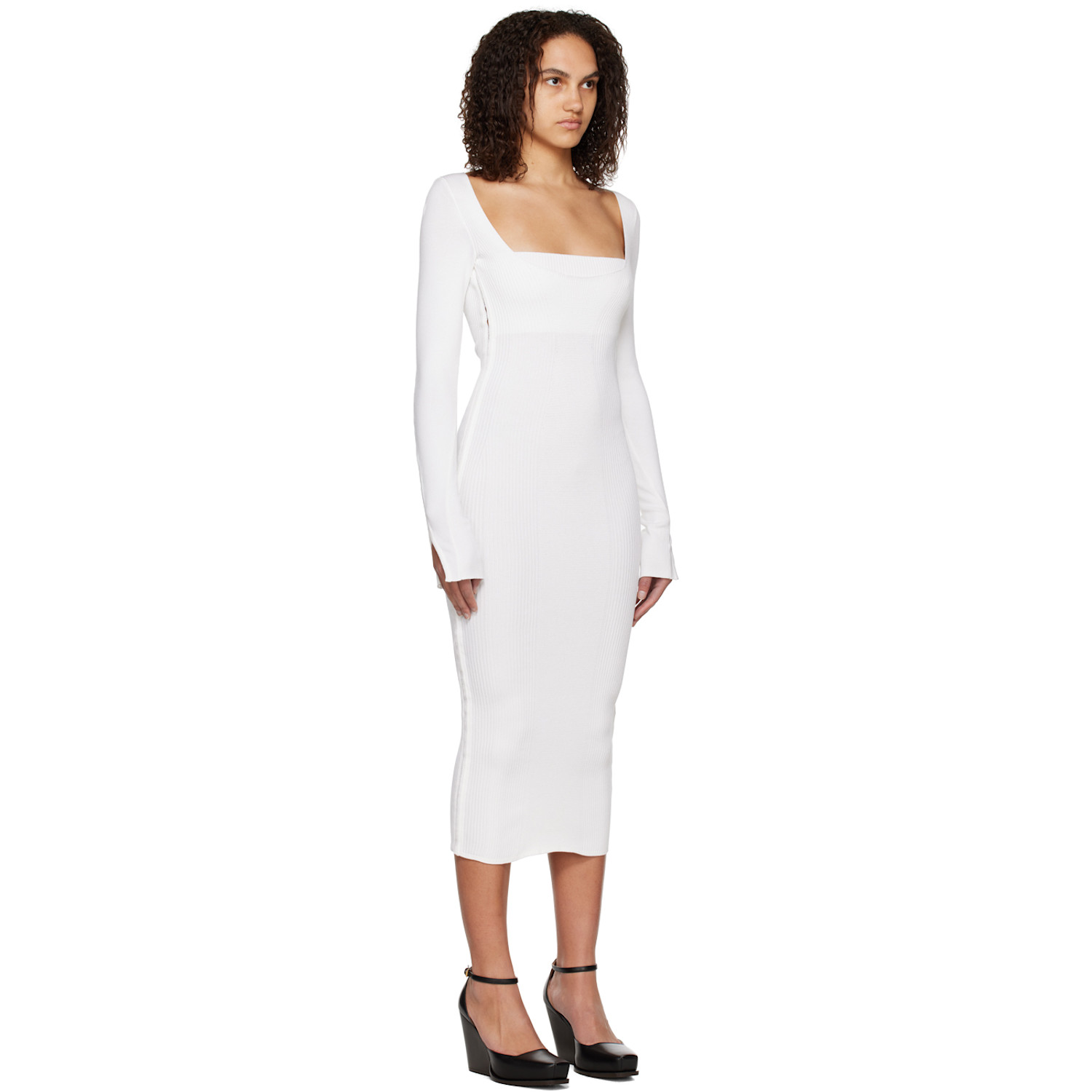 Anna October Off-white Collette Midi Dress 