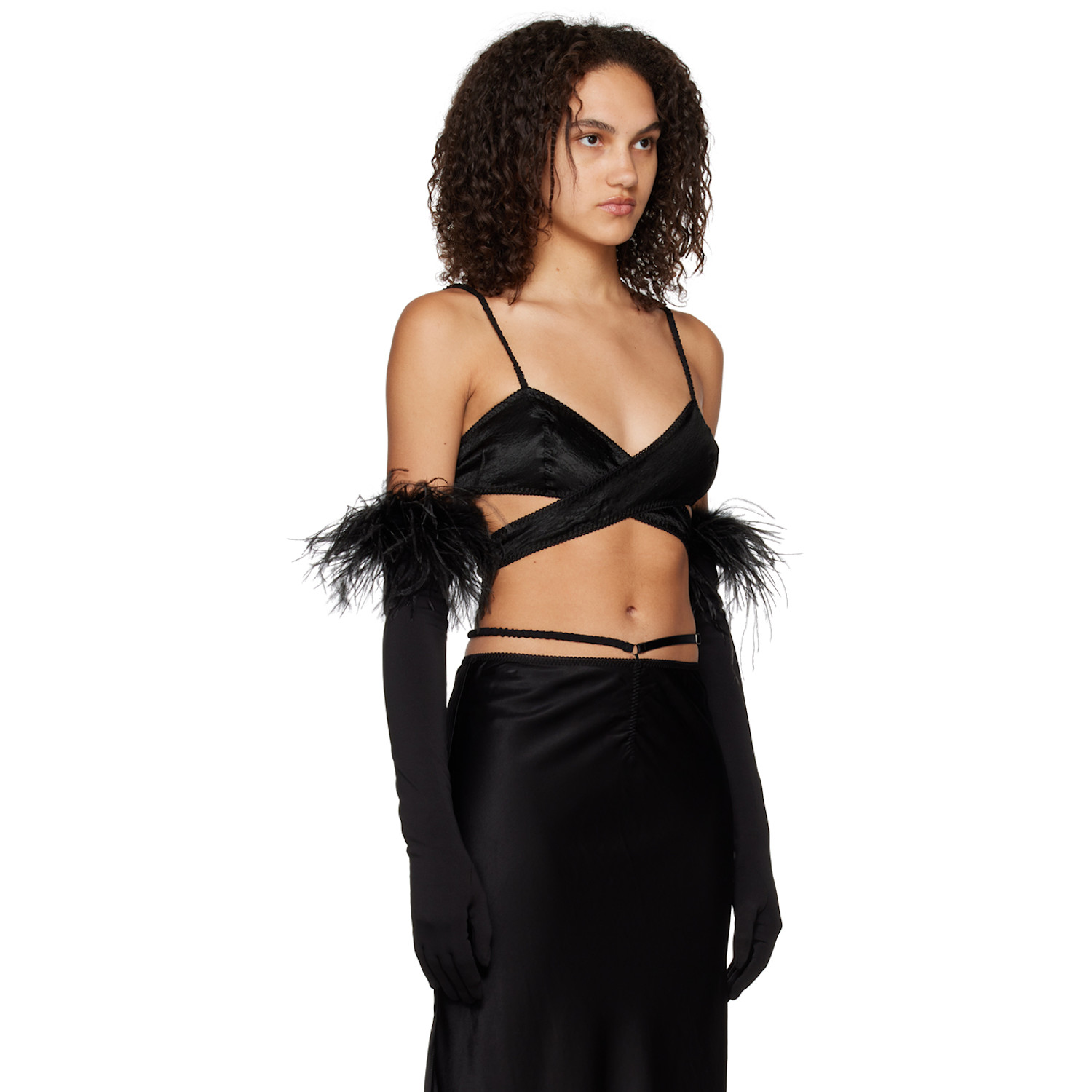  Anna October Black élin Bralette 