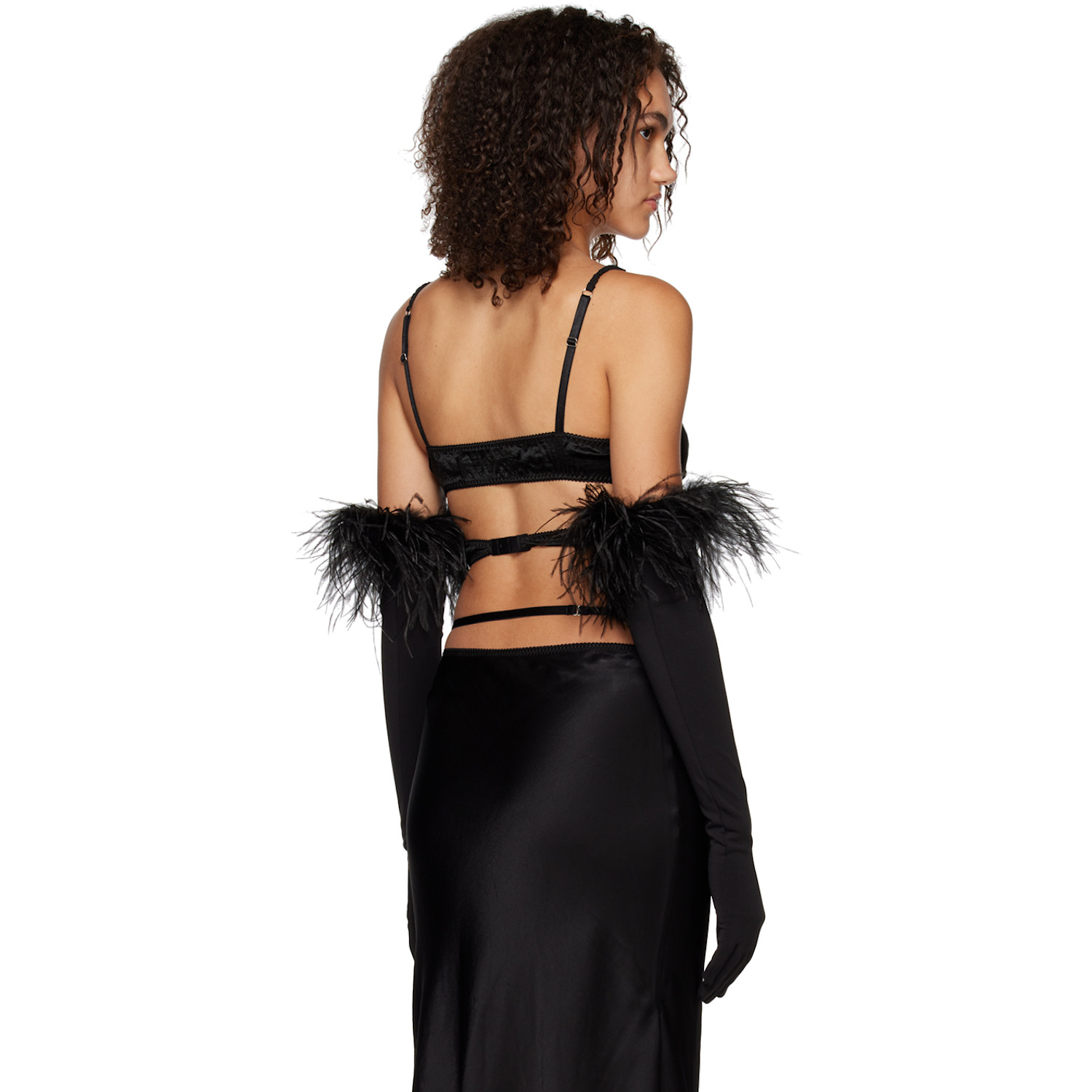  Anna October Black élin Bralette 
