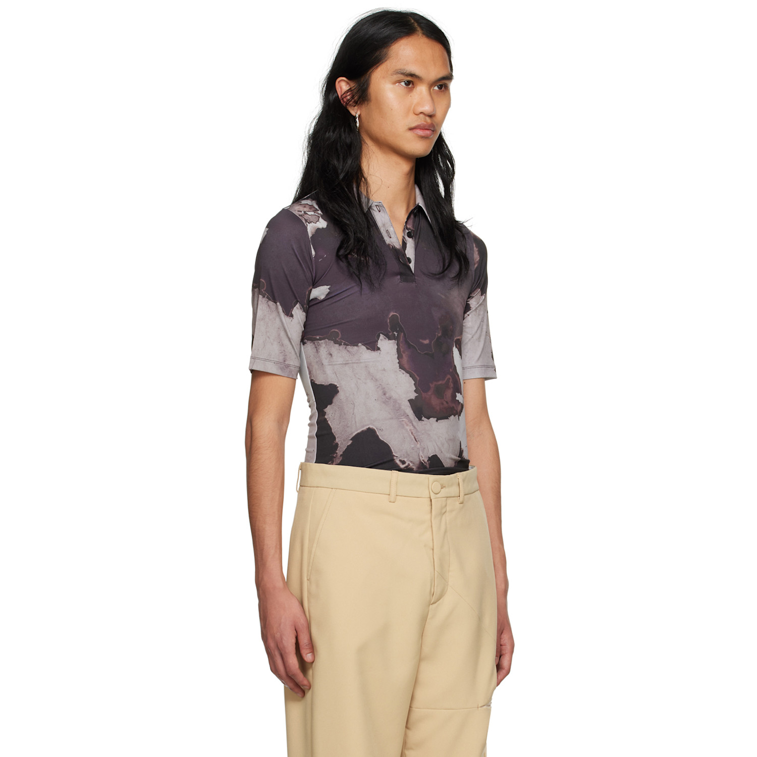  Kusikohc Brown Printed T-shirt 