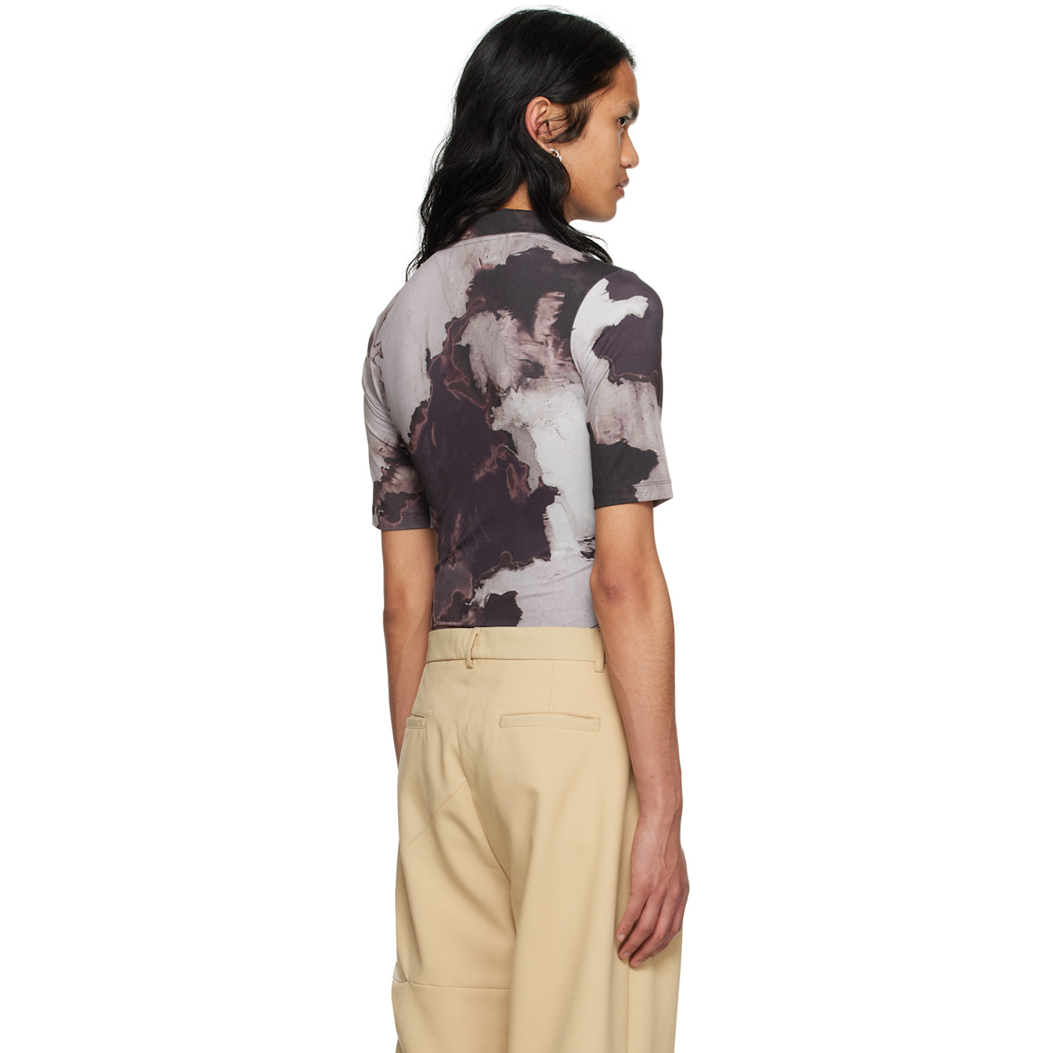  Kusikohc Brown Printed T-shirt 