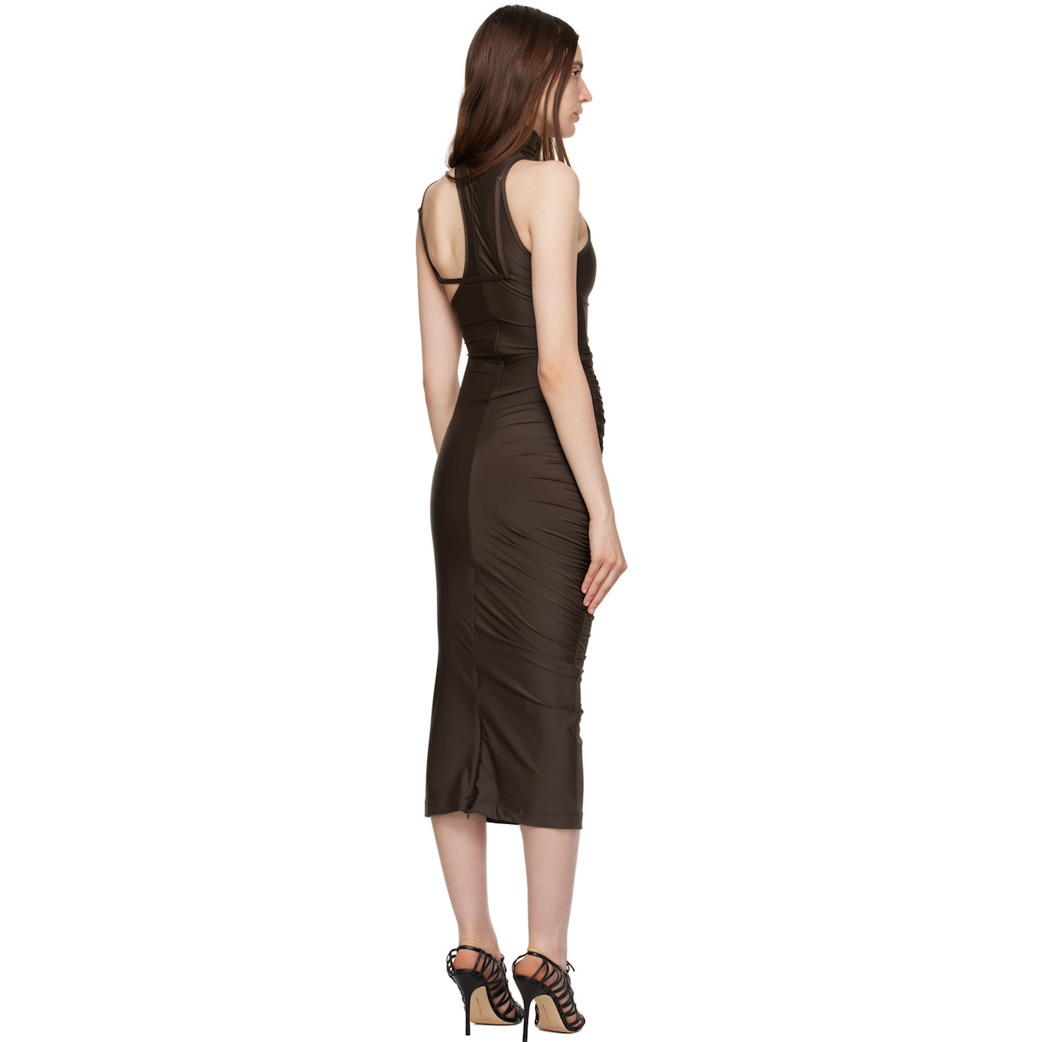  Selasi Brown Browns Focus Edition Ricky Midi Dress 