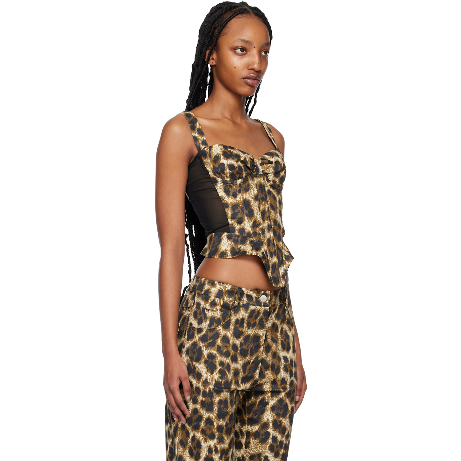  Miaou Brown Deville Tank Top 