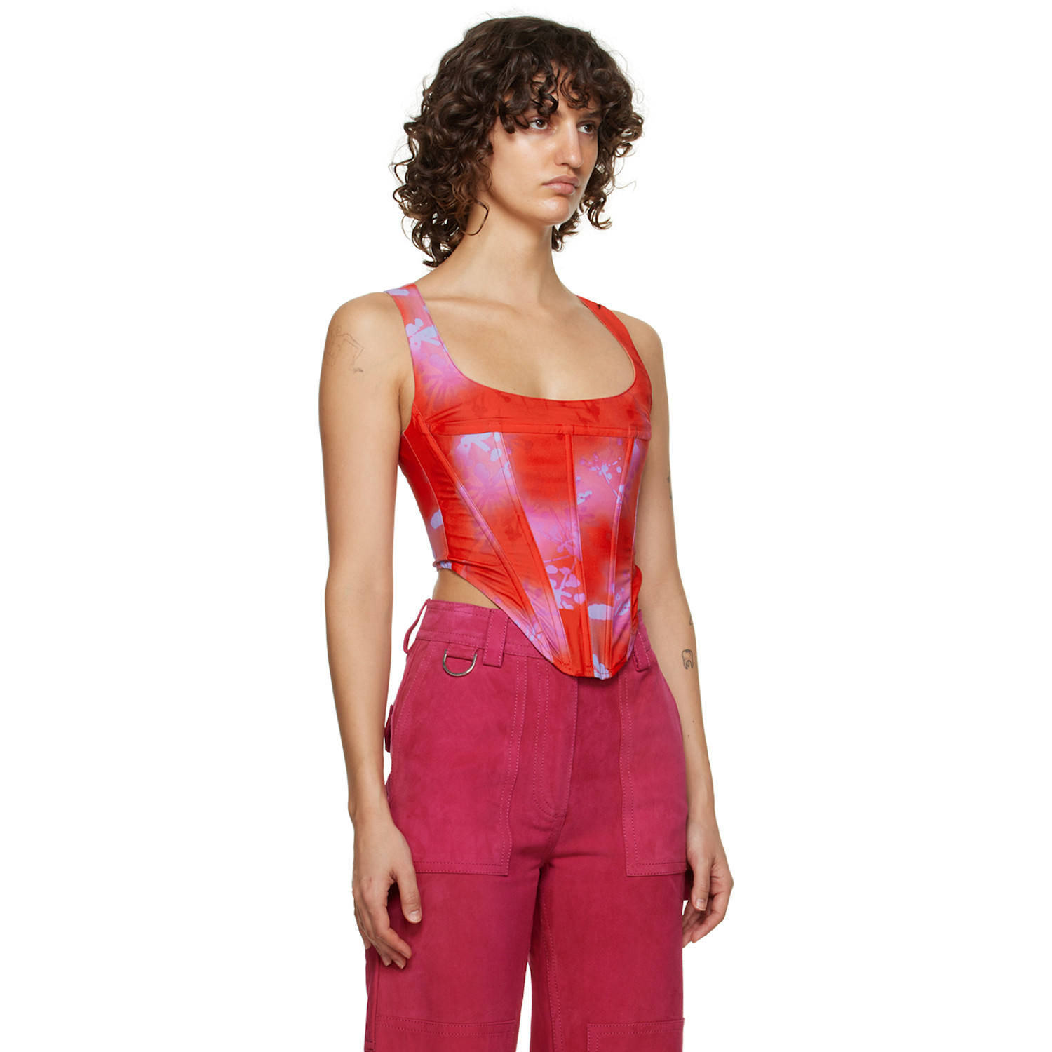  Miaou Red Campbell Corset 