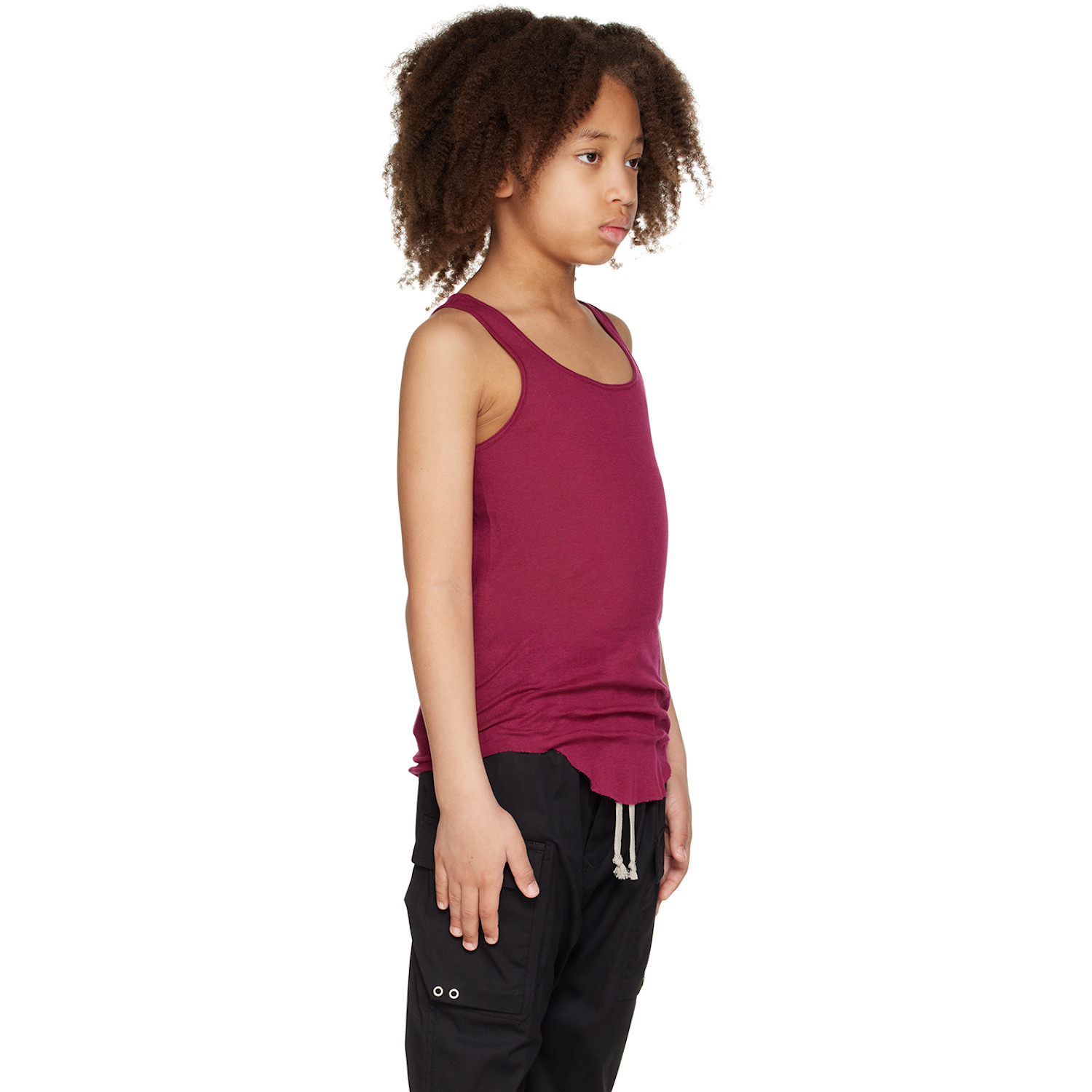  Rick Owens Kids Pink Basic Tank Top 