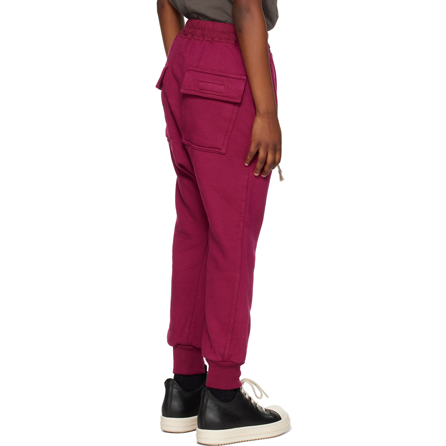  Rick Owens Kids Pink Drawstring Lounge Pants 