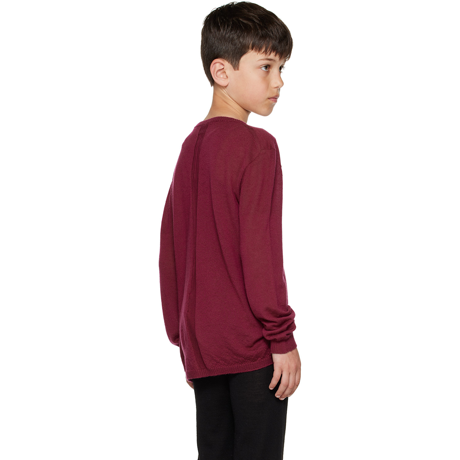  Rick Owens Kids Pink Biker Level Sweater 