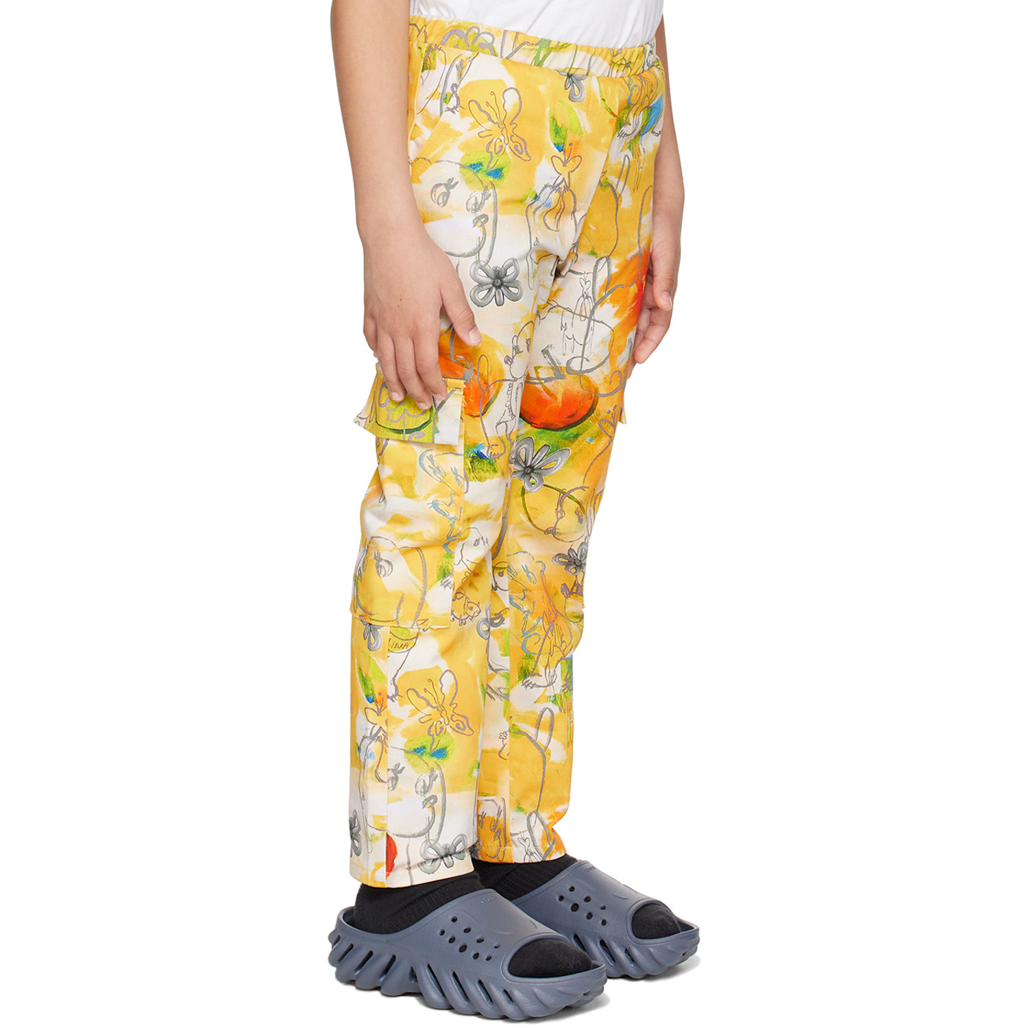  Collina Strada Kids Yellow Chason Cargo Pants 