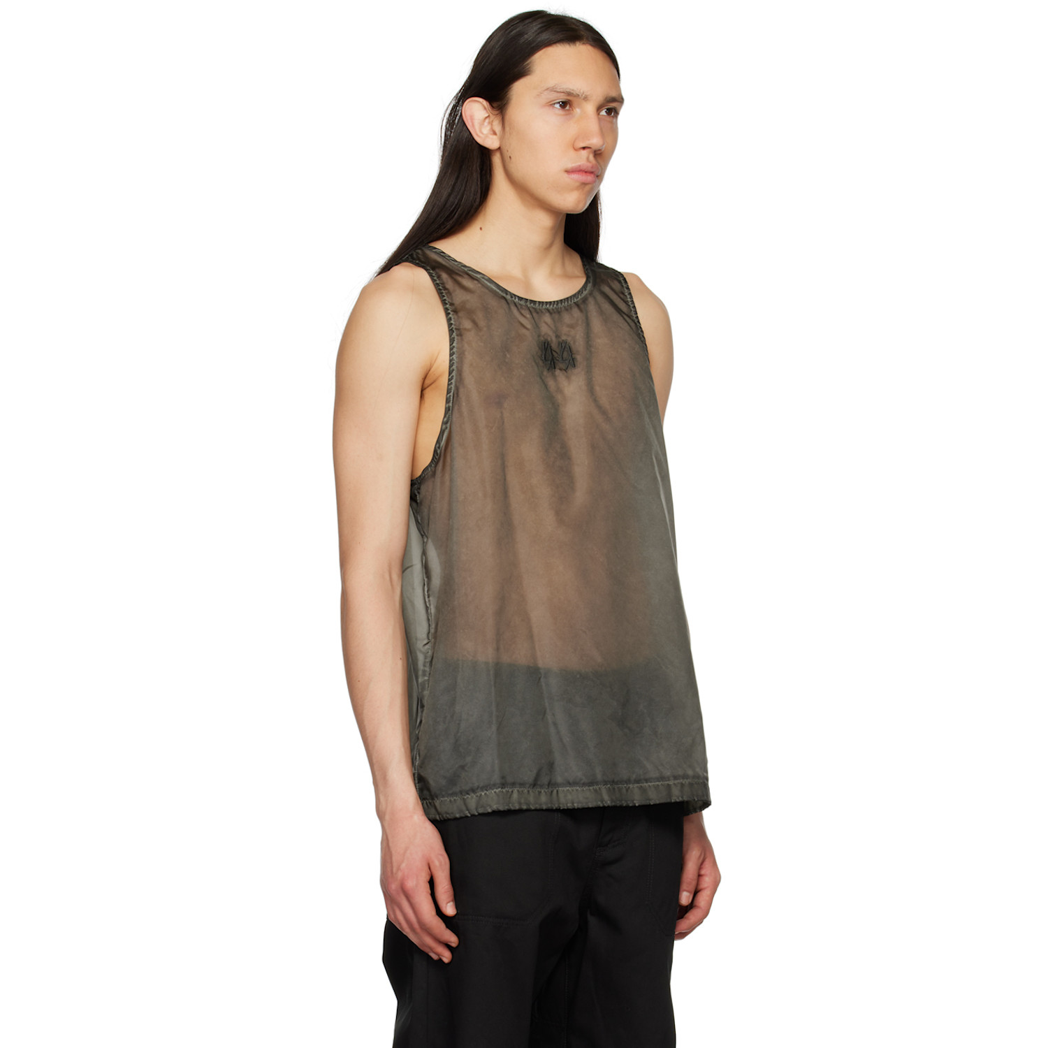 44 Label Group Gray Fango Sin Tank Top 