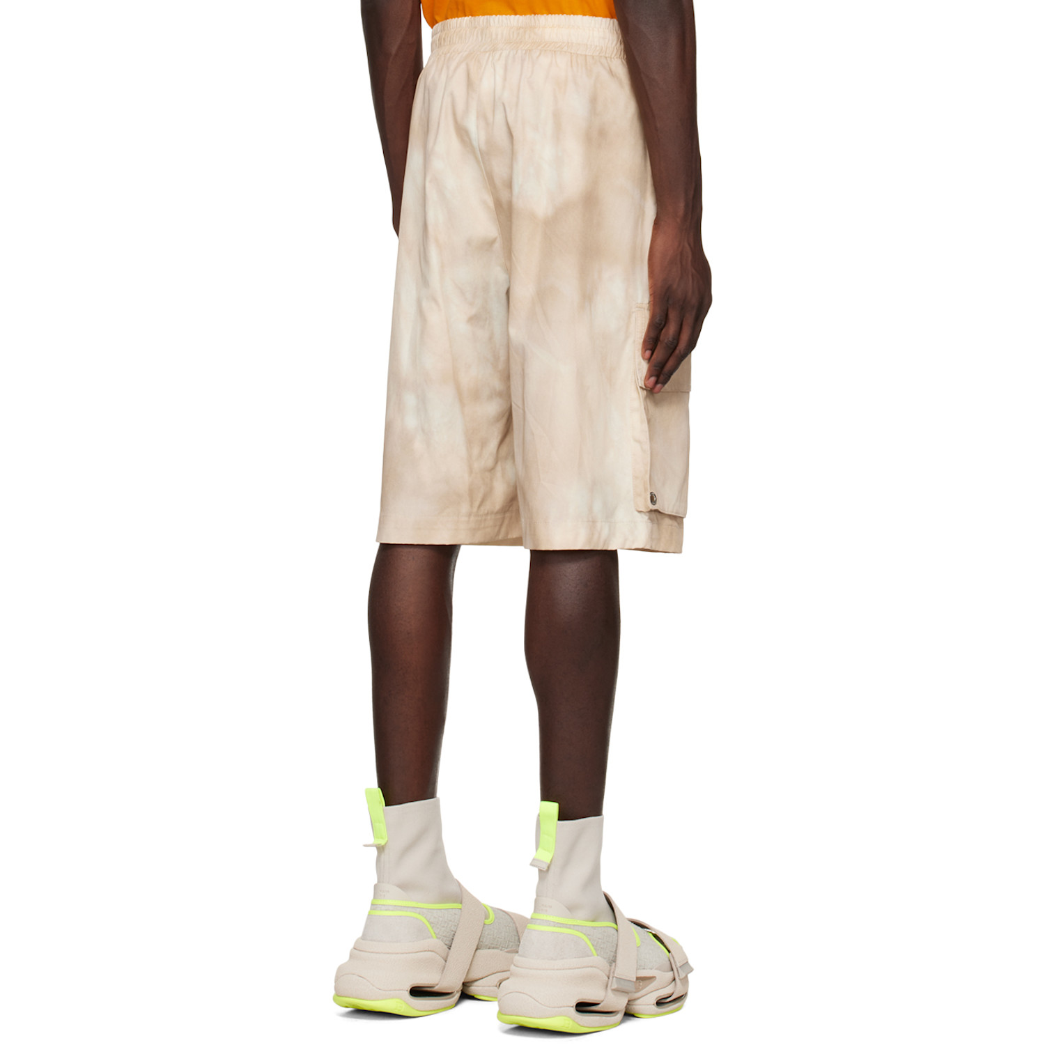  Balmain Beige Cargo Pocket Shorts 