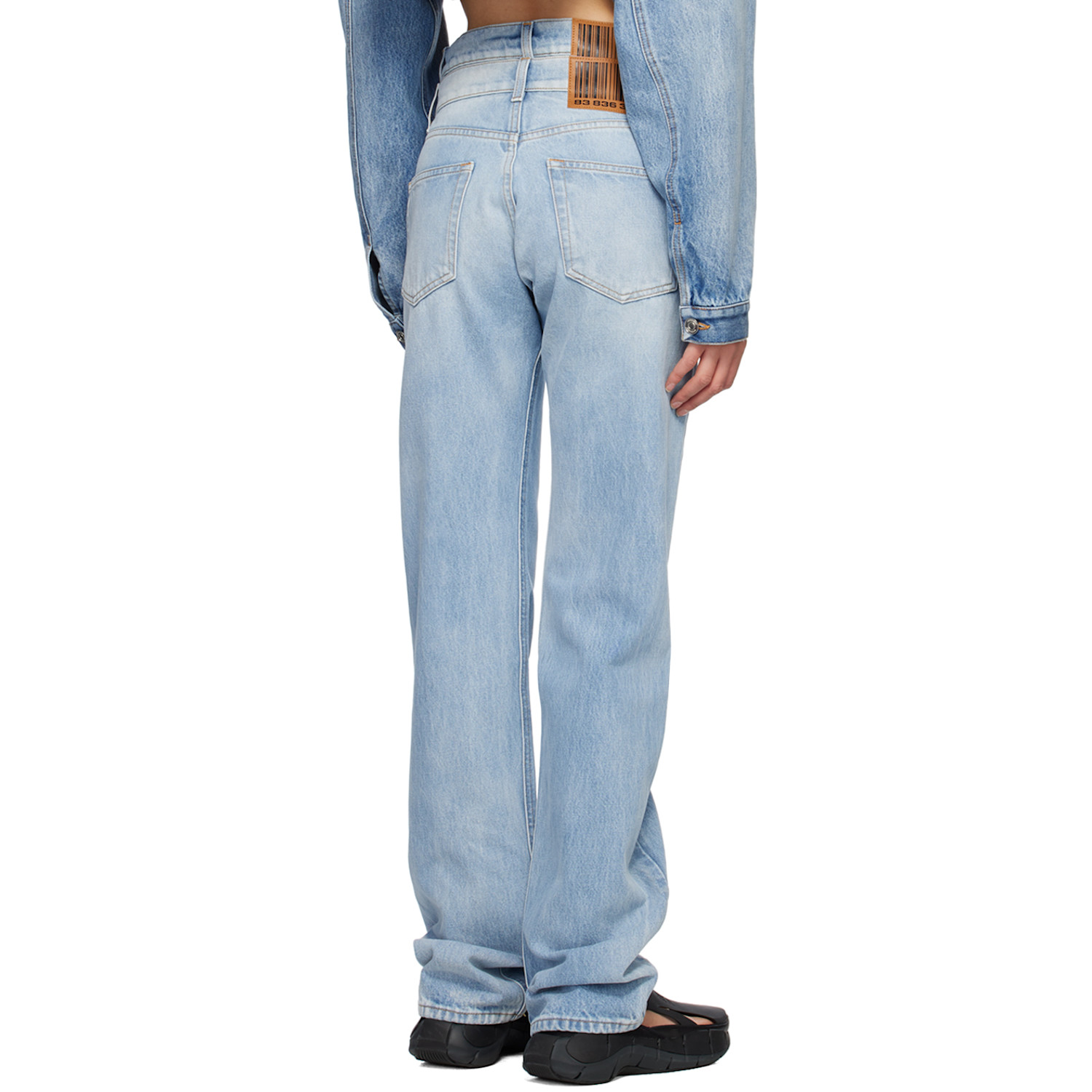  Vtmnts Blue Double Waist Jeans 