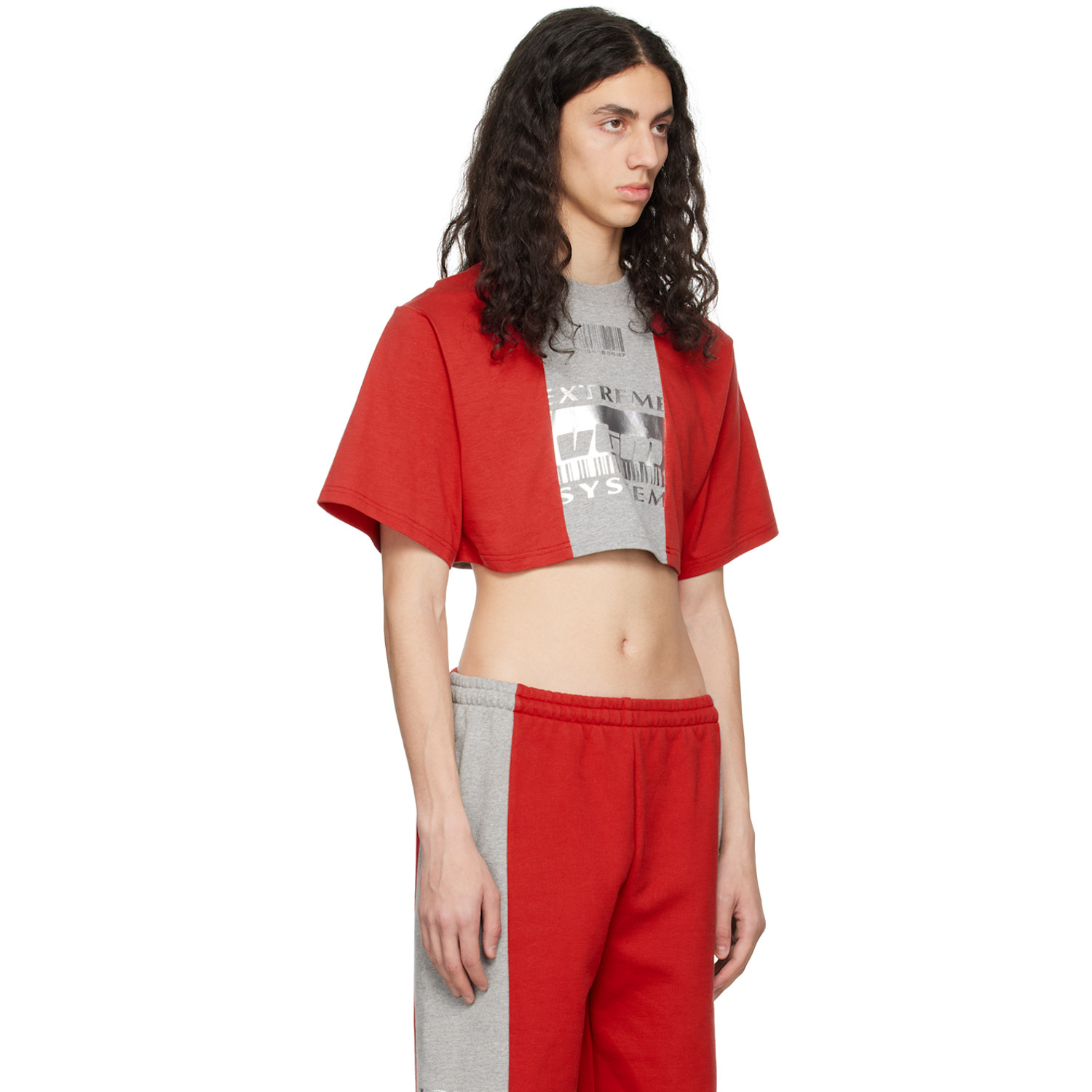  Vtmnts Red 'extreme System' T-shirt 