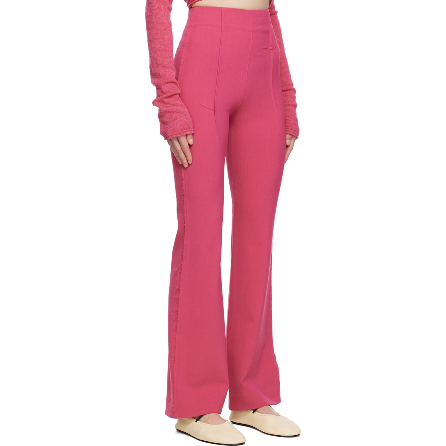  Talia Byre Pink Tailored Trousers 