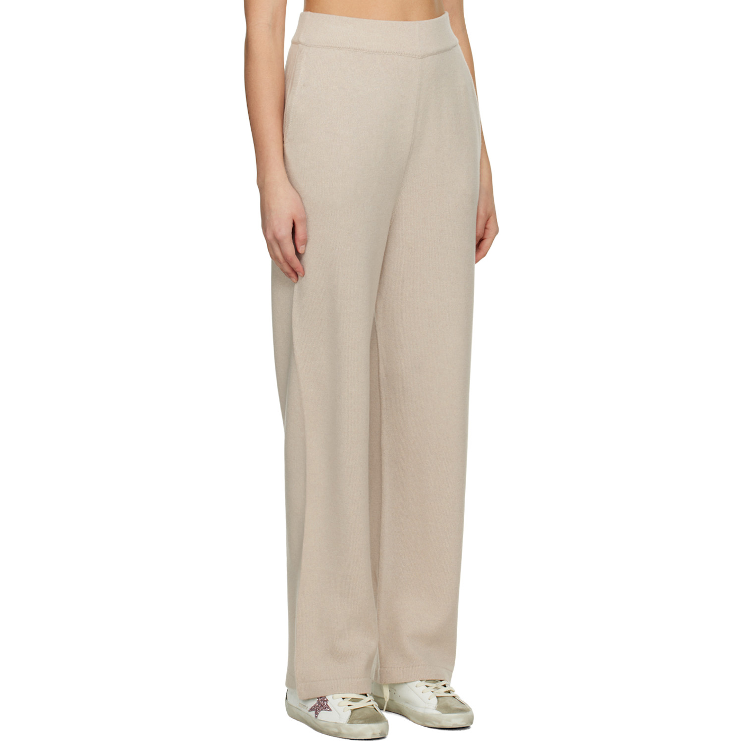  Golden Goose Beige Patch Lounge Pants 