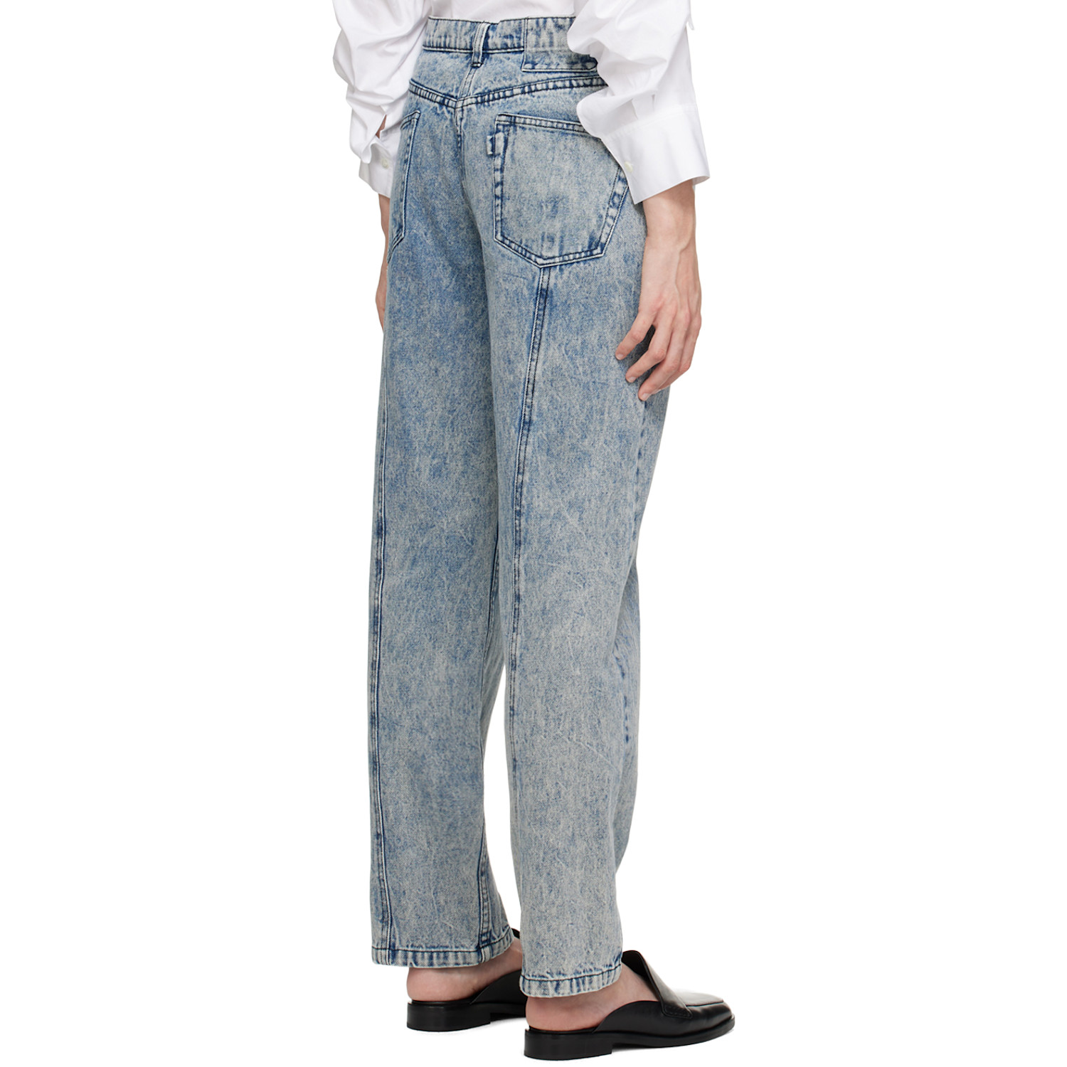  3.1 Phillip Lim Blue Overdyed Jeans 