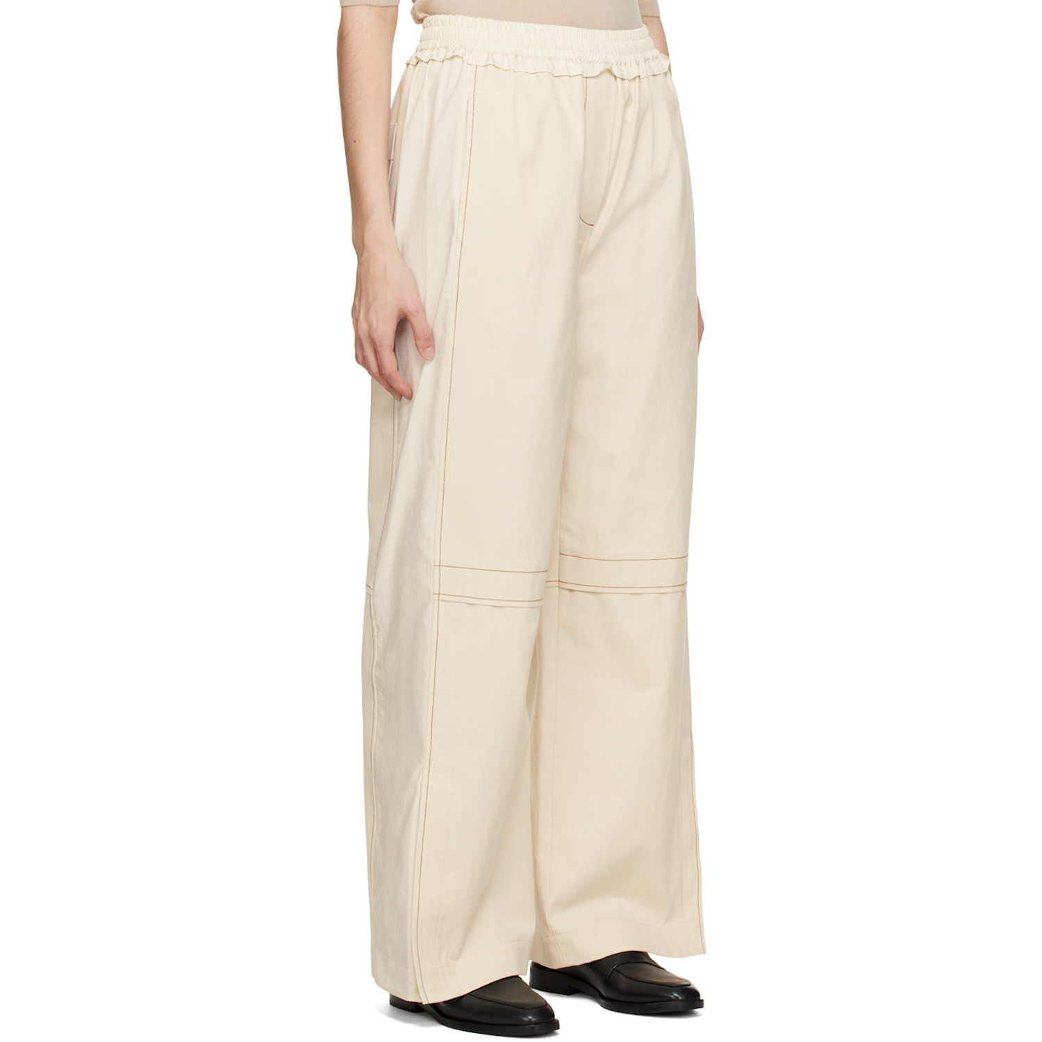  3.1 Phillip Lim Off-white Paneled Lounge Pants 