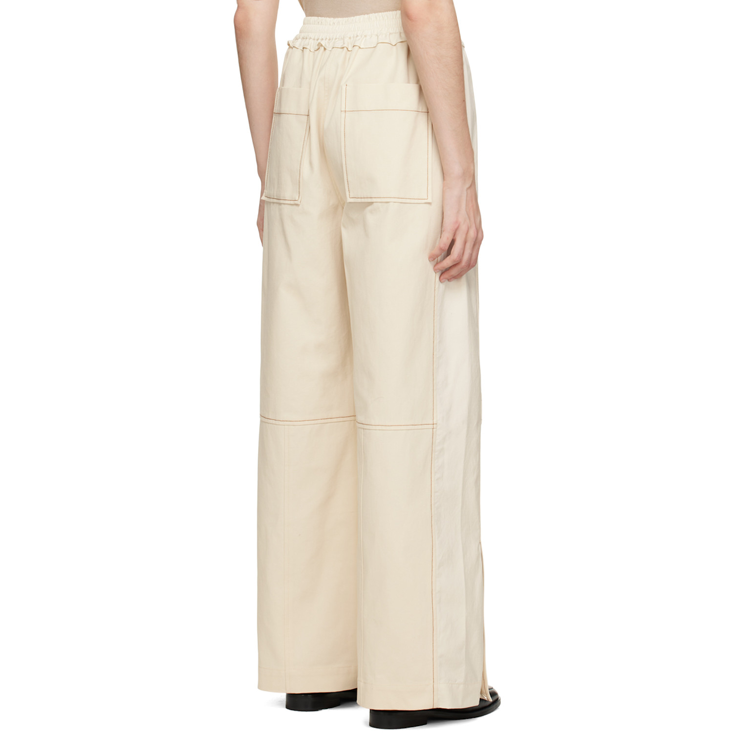  3.1 Phillip Lim Off-white Paneled Lounge Pants 