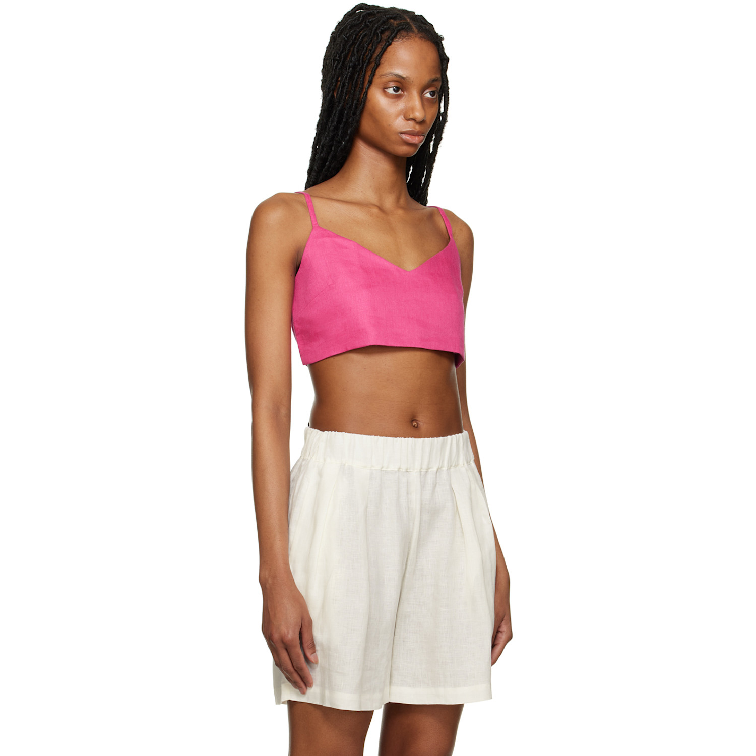  Asceno Pink Ezra Tank Top 