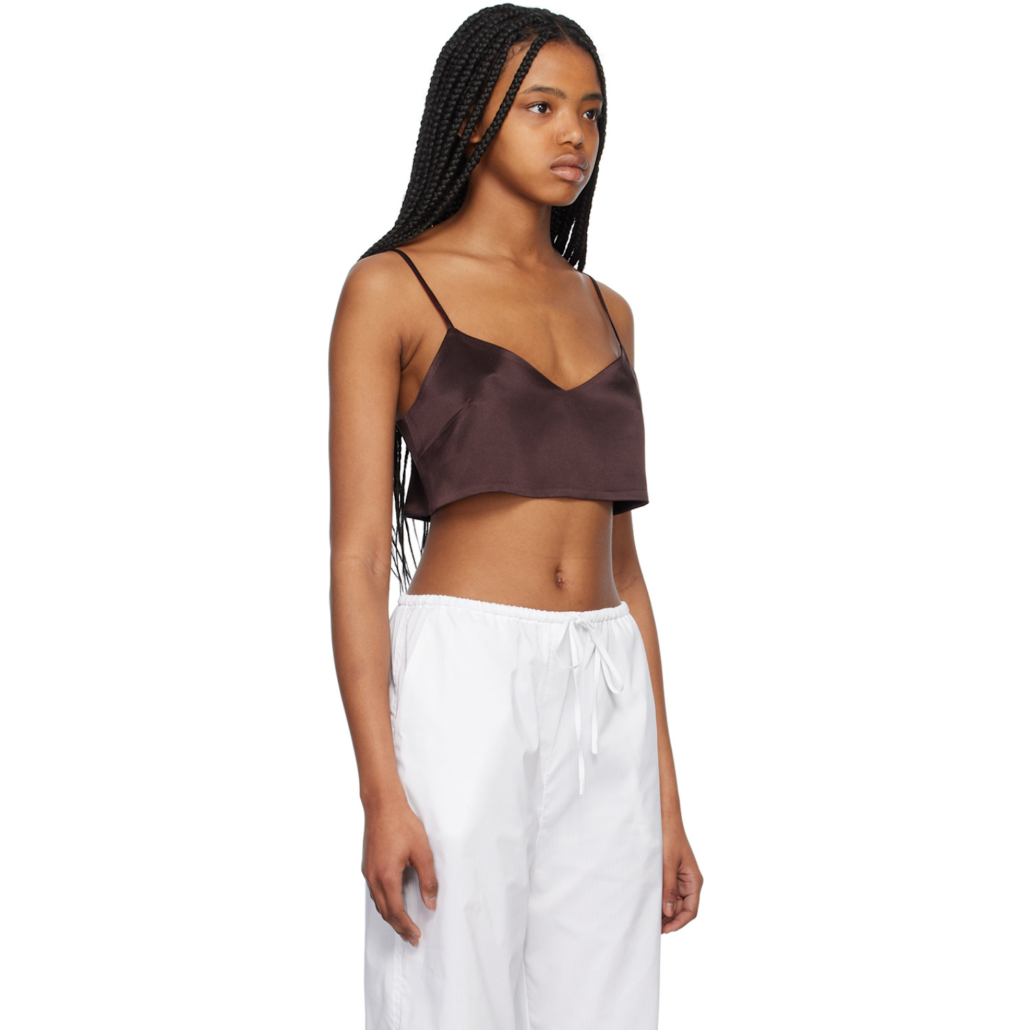  Asceno Brown Ezra Tank Top 