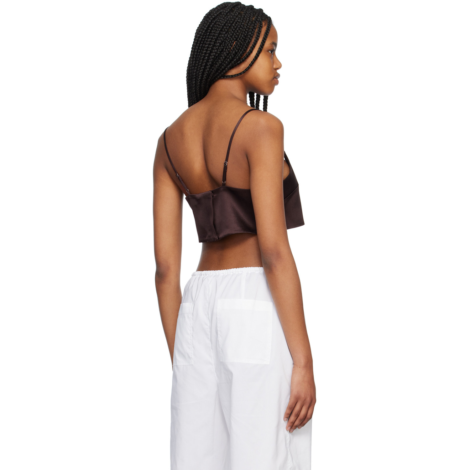  Asceno Brown Ezra Tank Top 