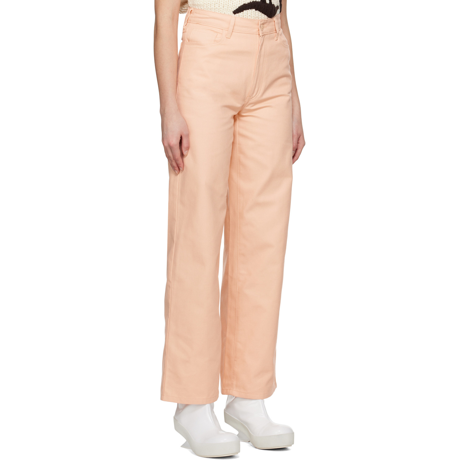  Raf Simons Pink Workwear Jeans 