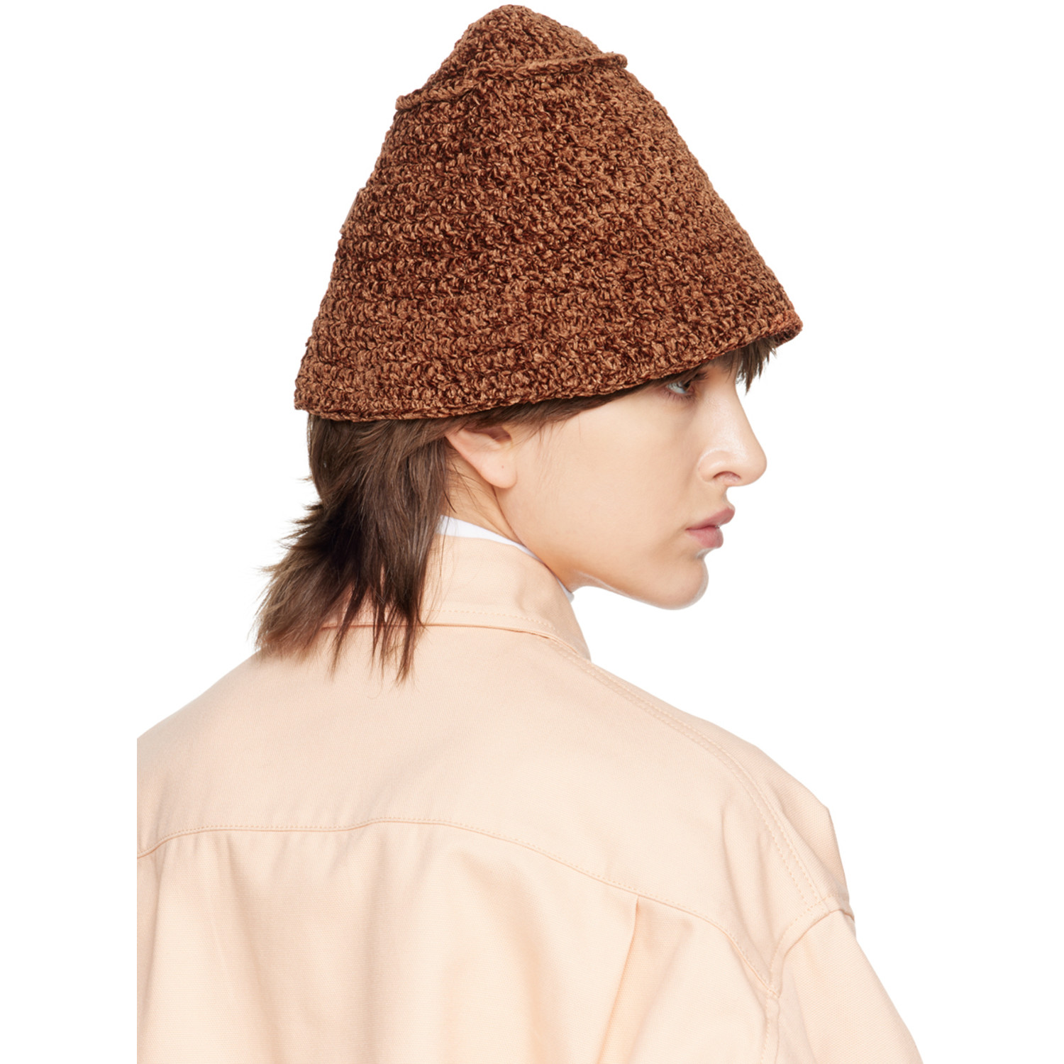  By Far Brown Robbie Bucket Hat 