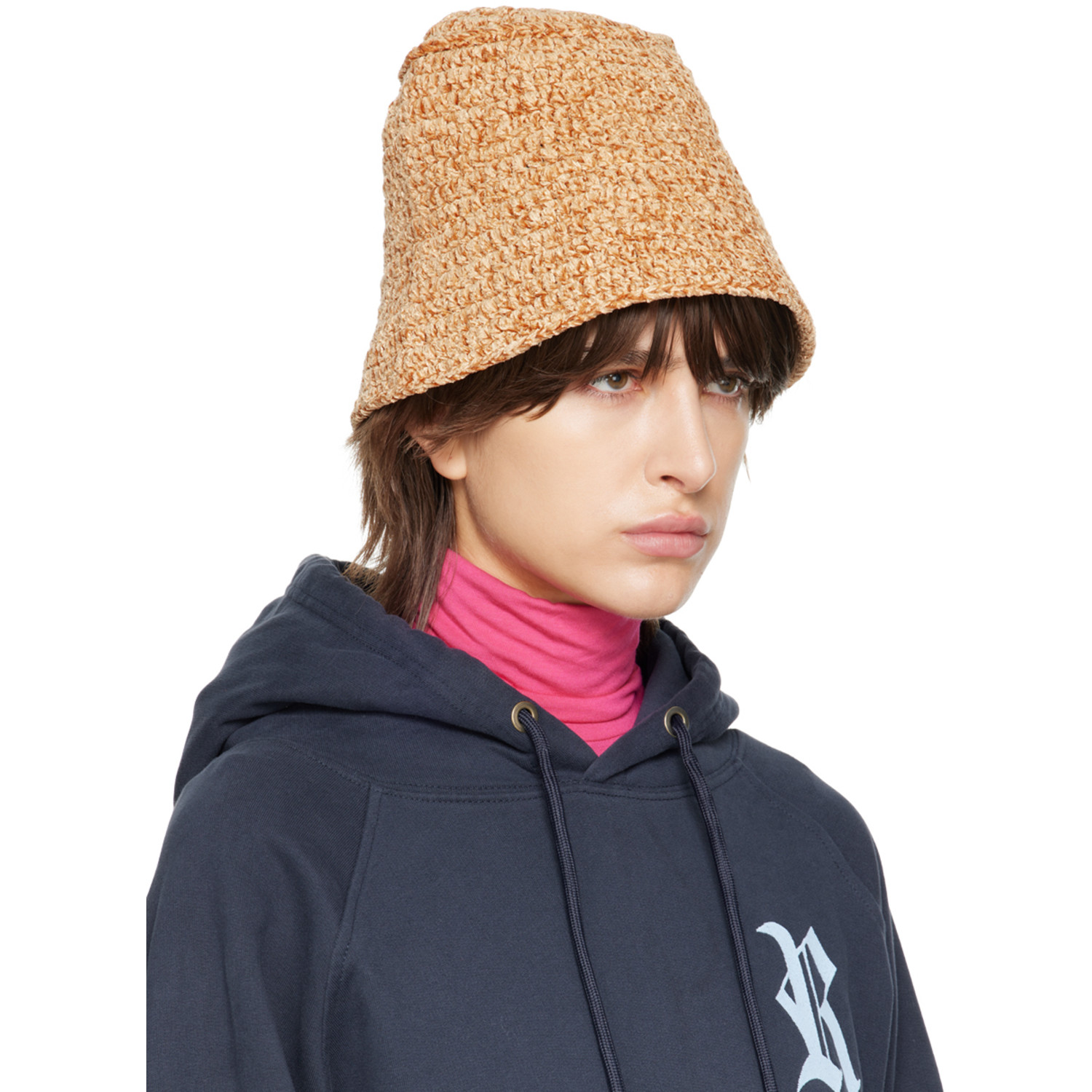  By Far Tan Robbie Bucket Hat 