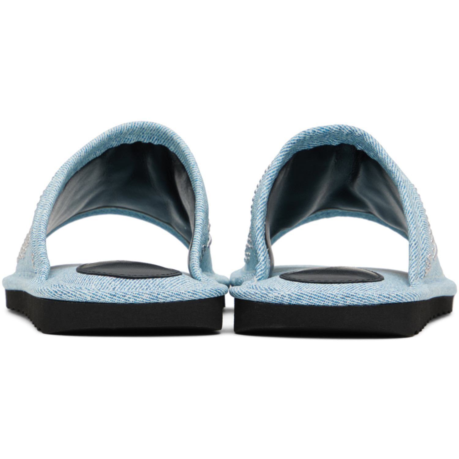  By Far Blue Ari Stud Slides 