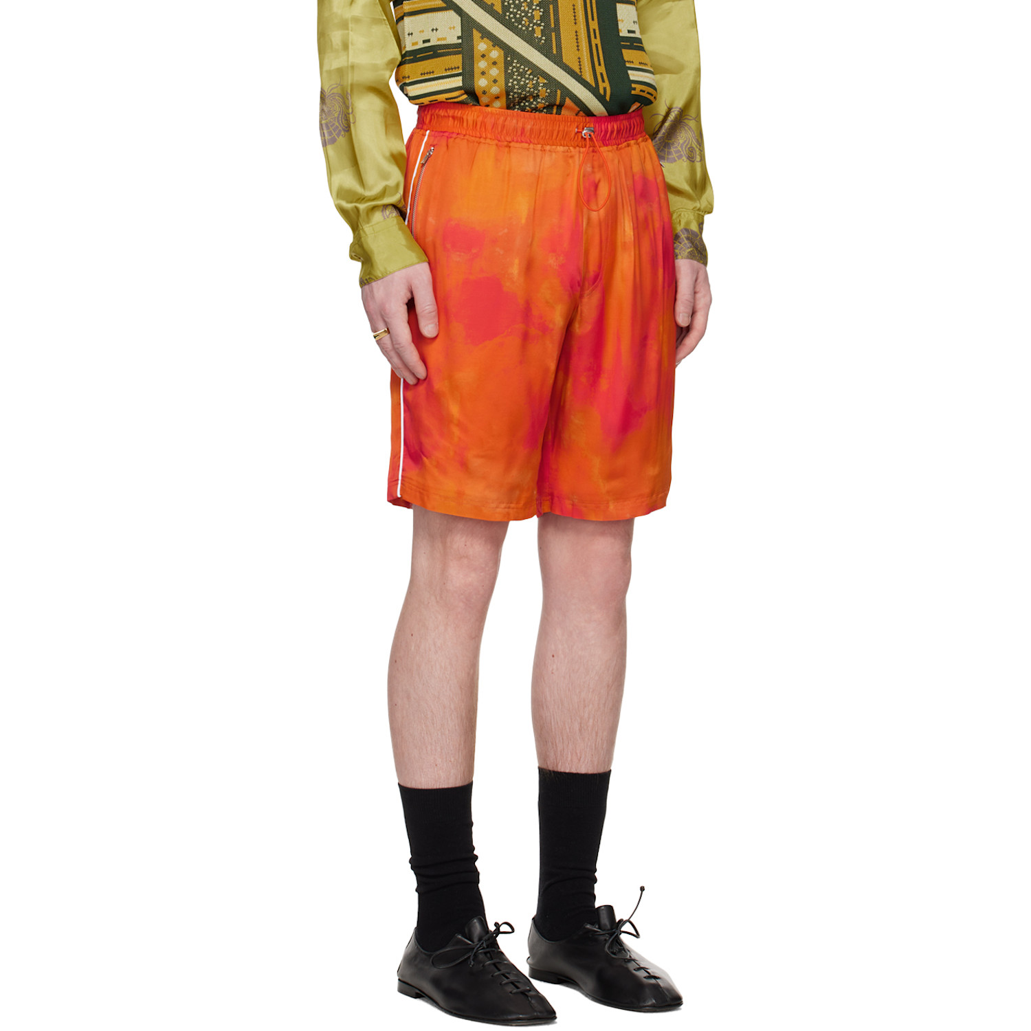  Ahluwalia Orange Bassar Shorts 