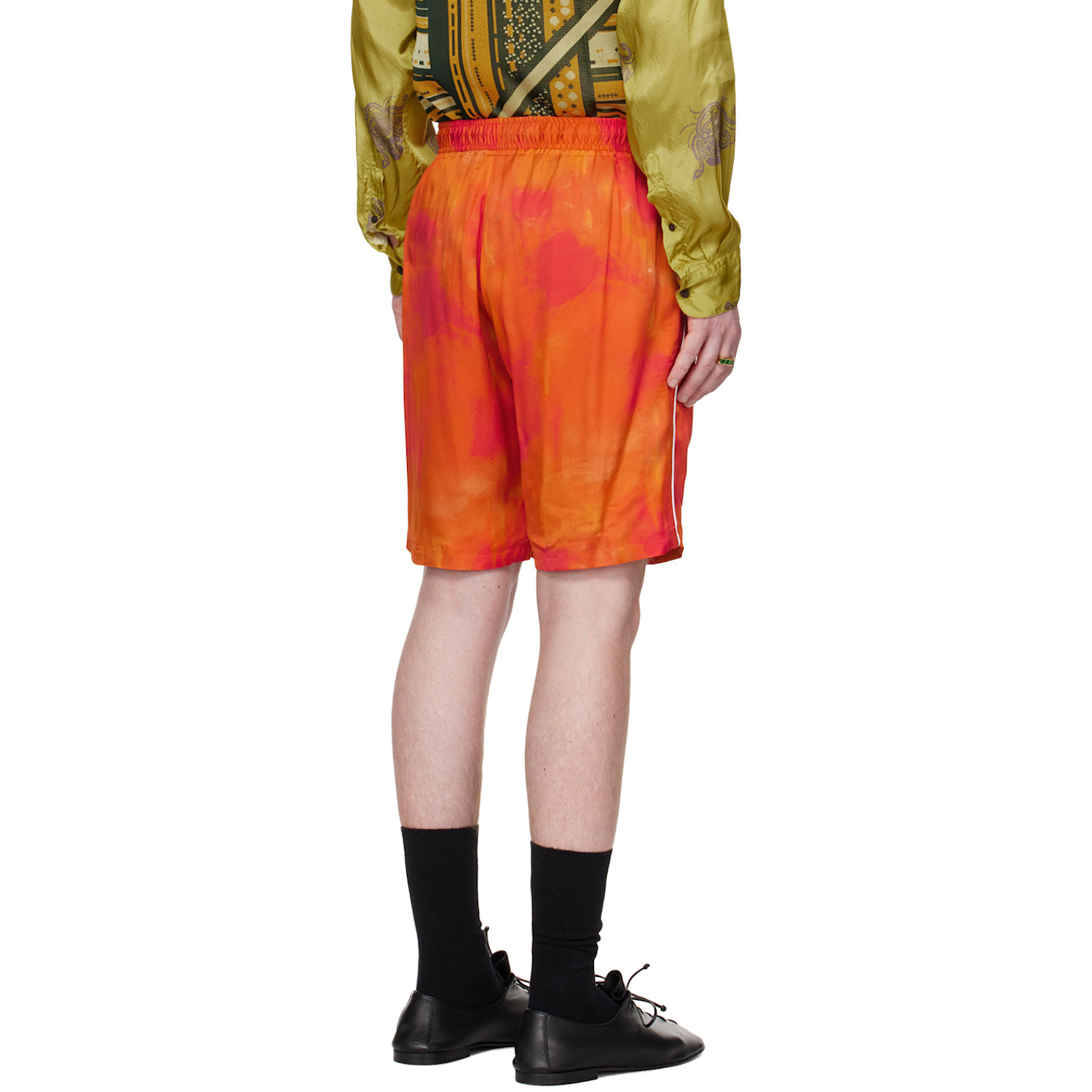  Ahluwalia Orange Bassar Shorts 