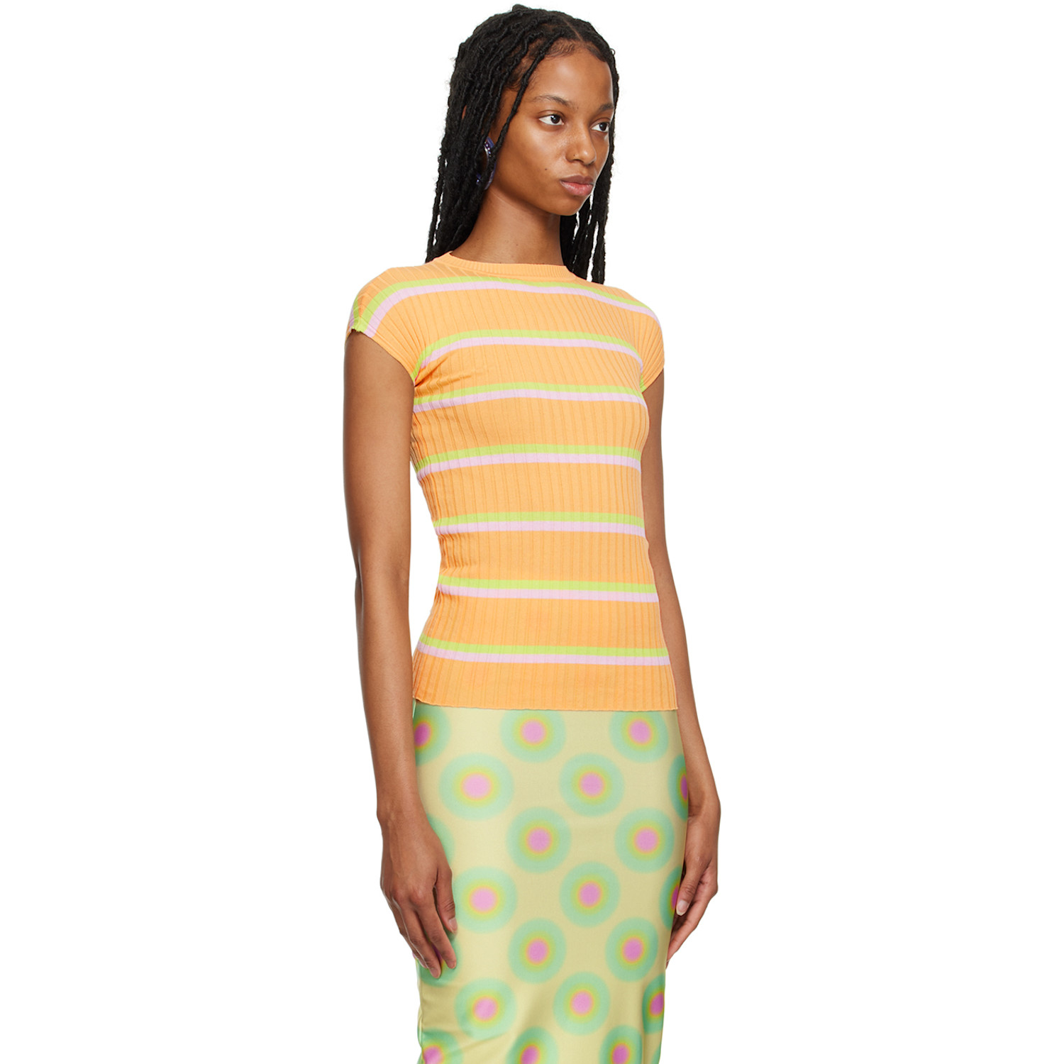  Sportmax Orange Lanaso T-shirt 