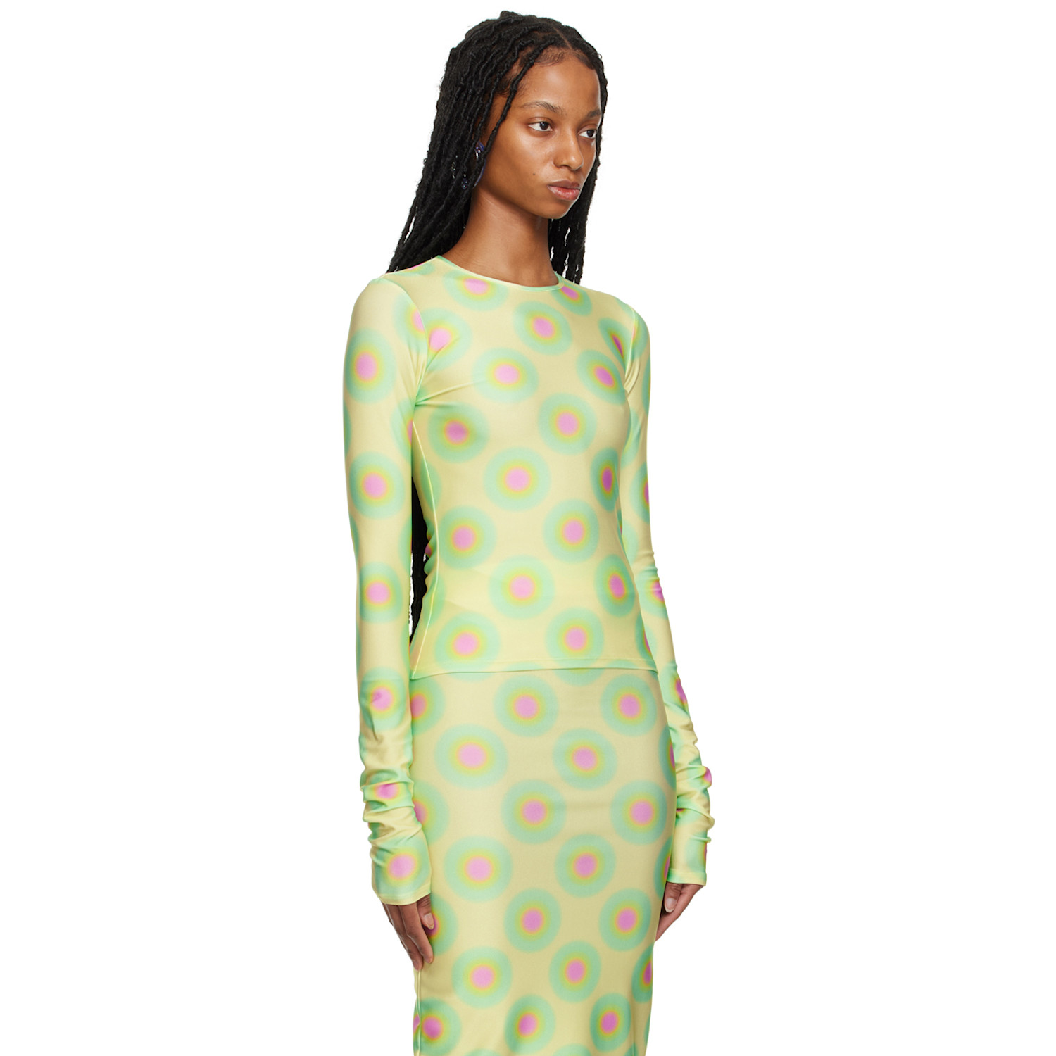  Sportmax Green Ennio Long Sleeve T-shirt 