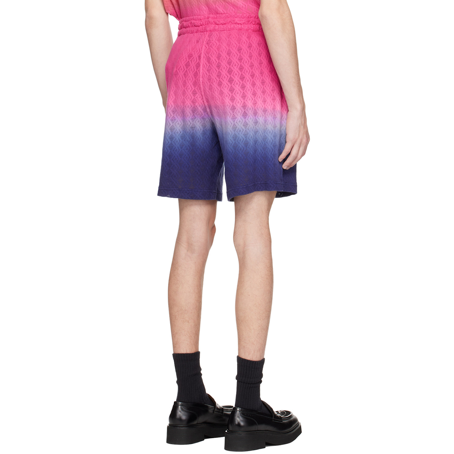  Agr Pink & Navy Playful Power Shorts 