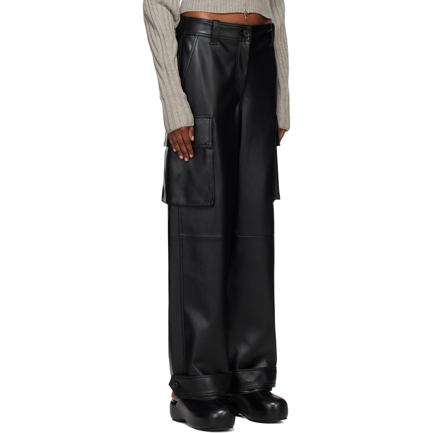  Stand Studio Black Asha Trousers 