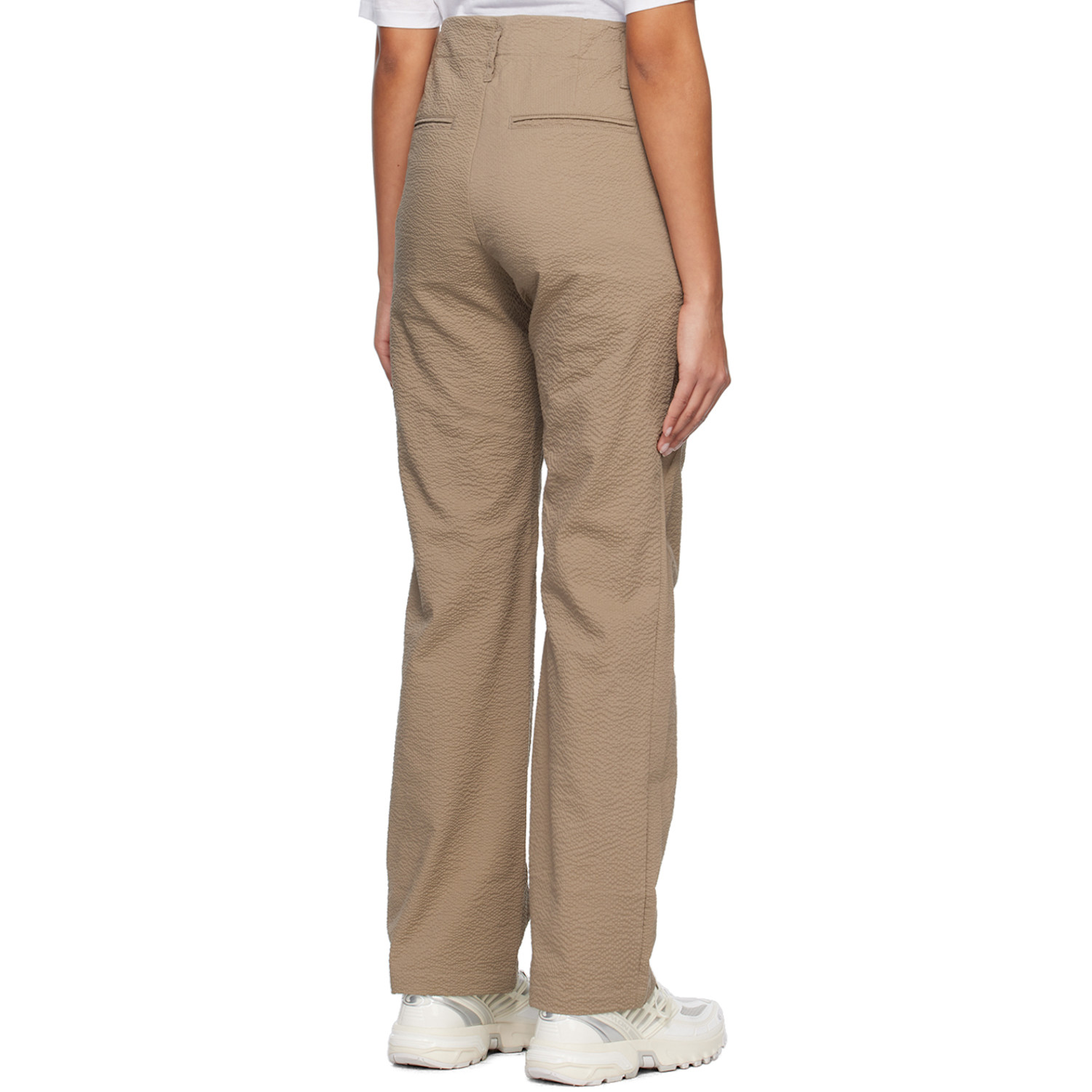  Post Archive Faction (paf) Brown Three-dimensional Trousers 