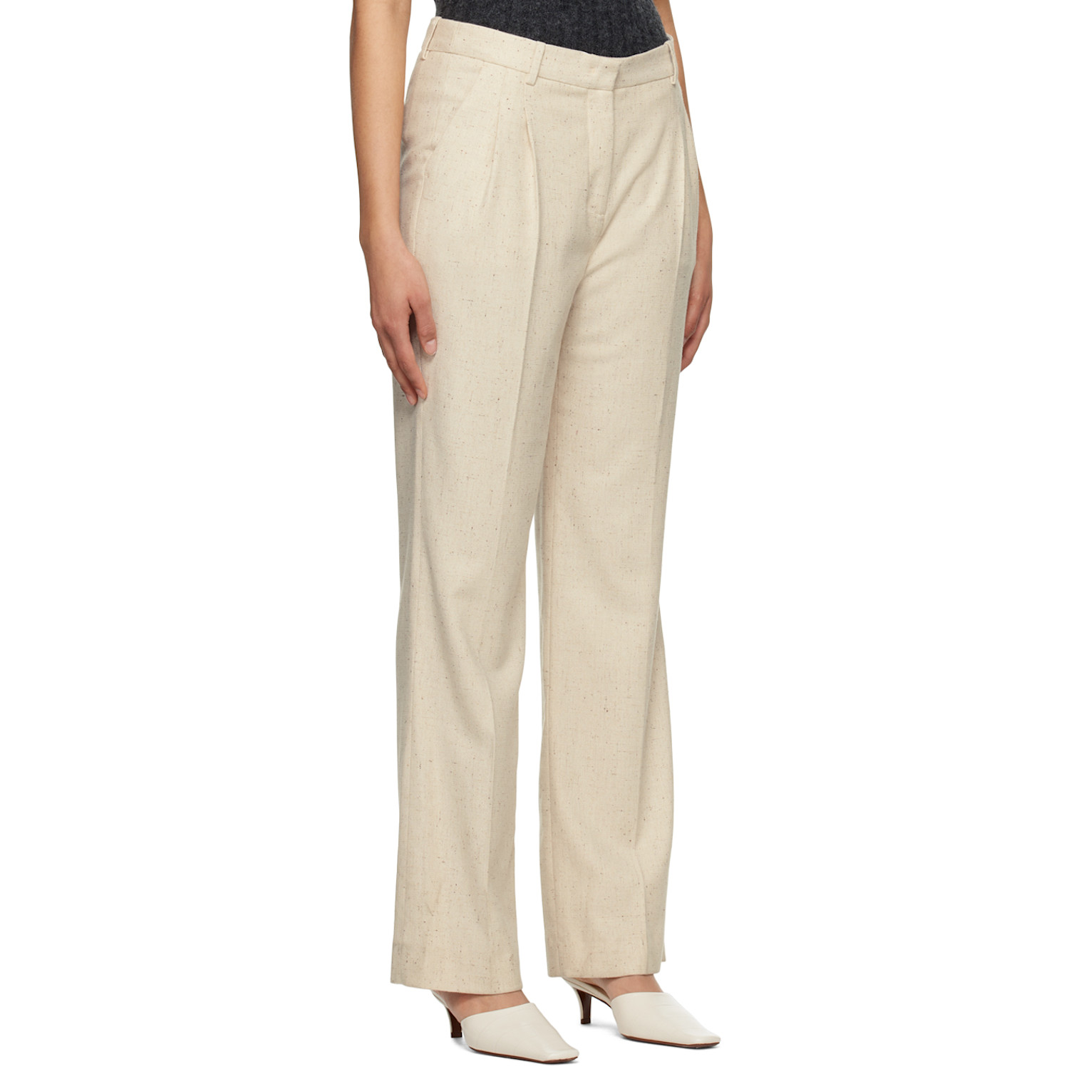  The Garment Beige Taranto Trousers 