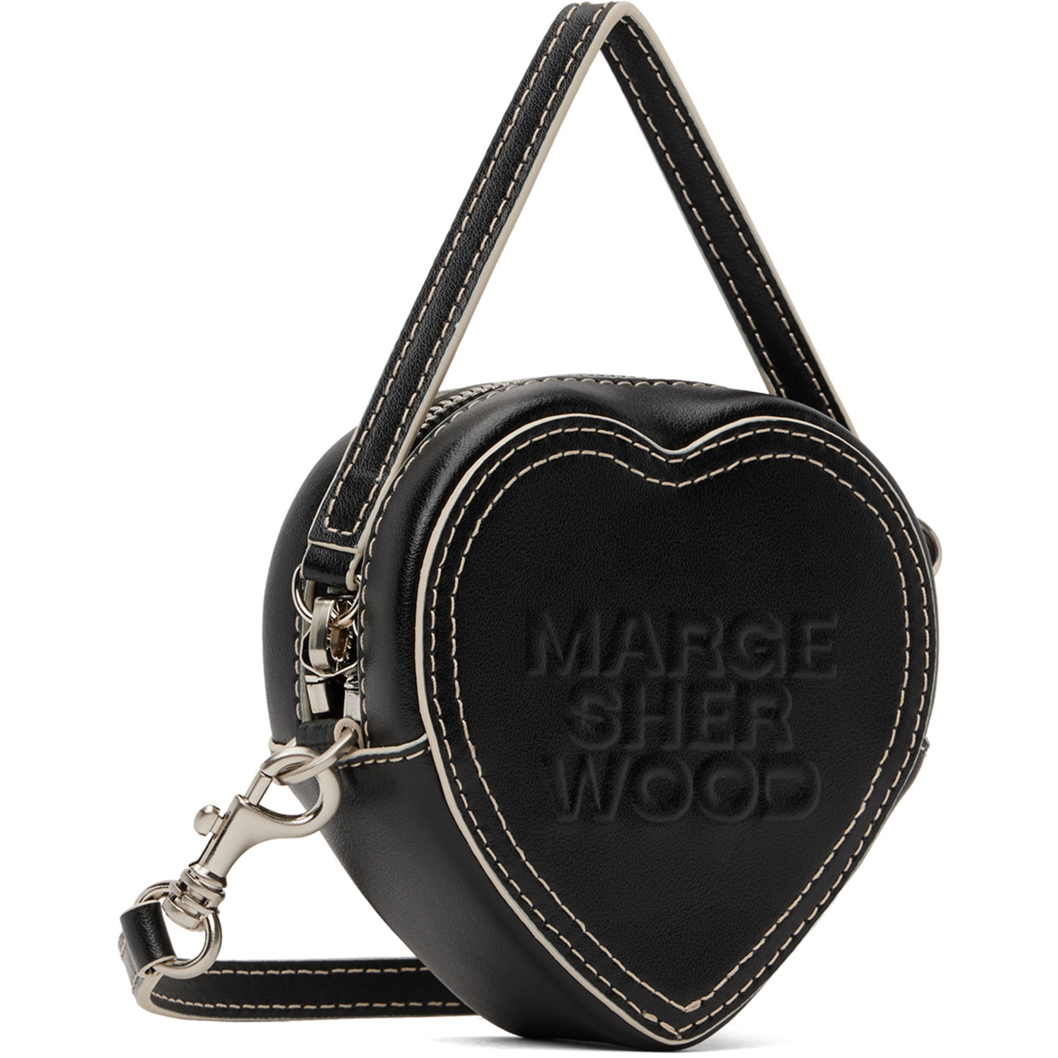  Margesherwood Black Heart Pouch 