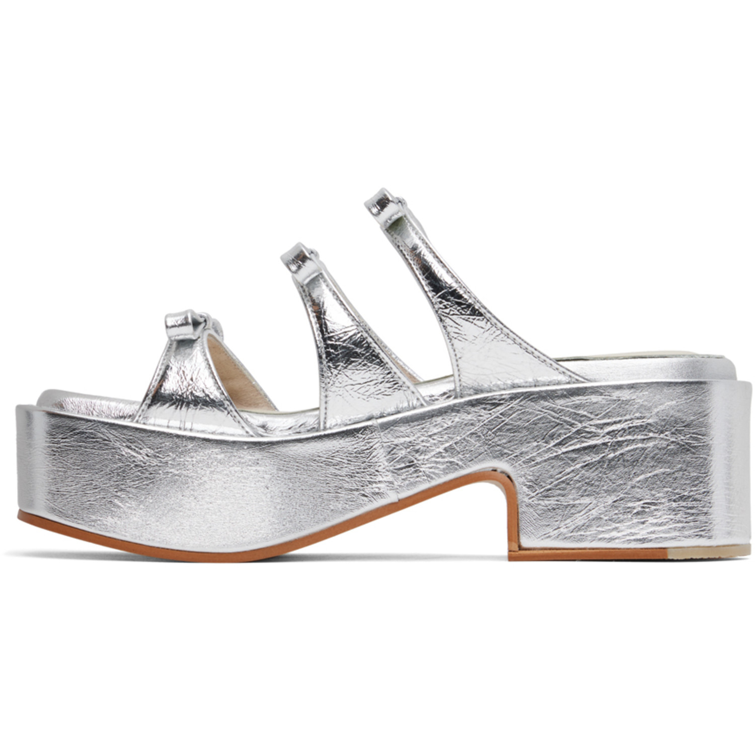  Margesherwood Silver Ribbon Sandals 
