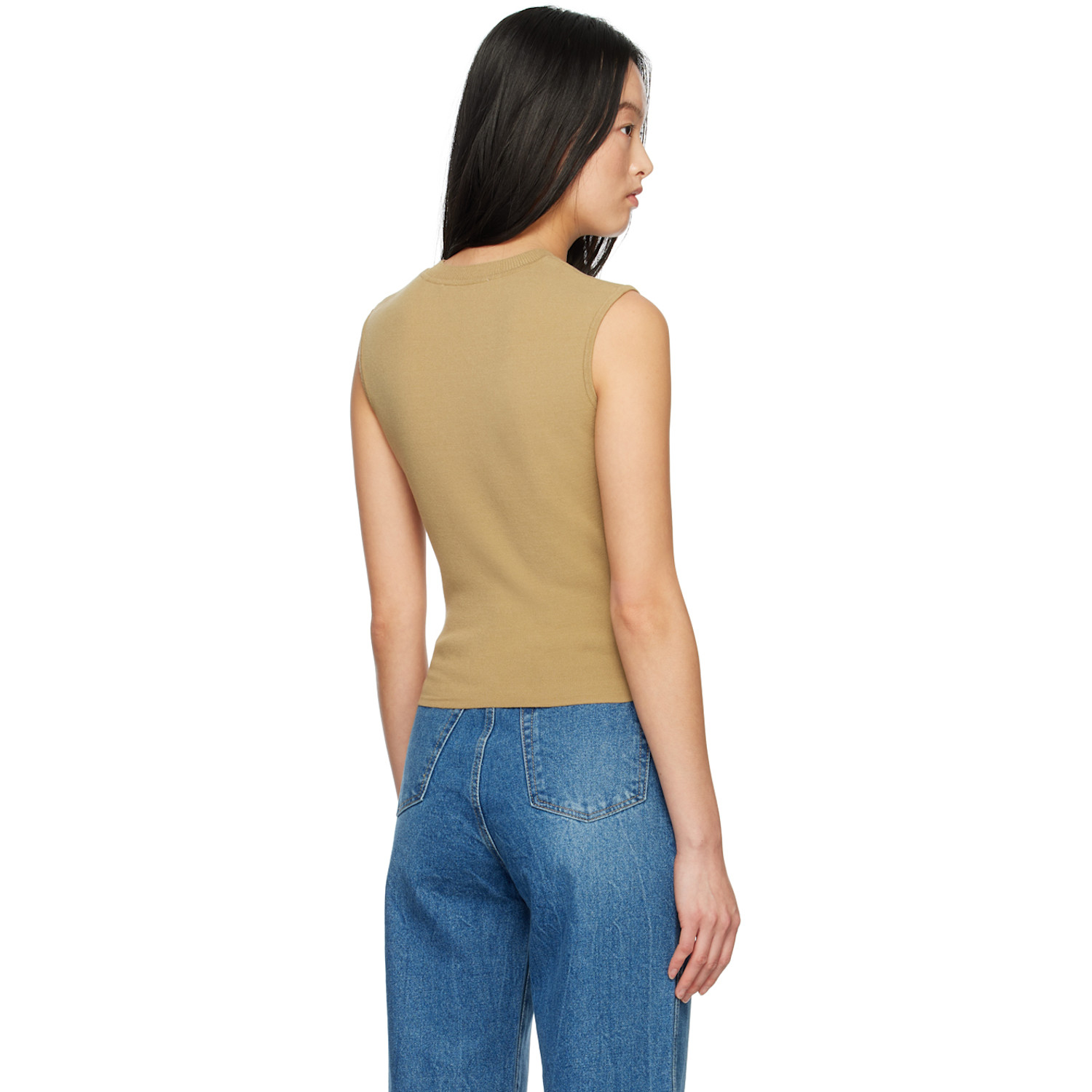  Arch The Khaki Crop Tank Top 