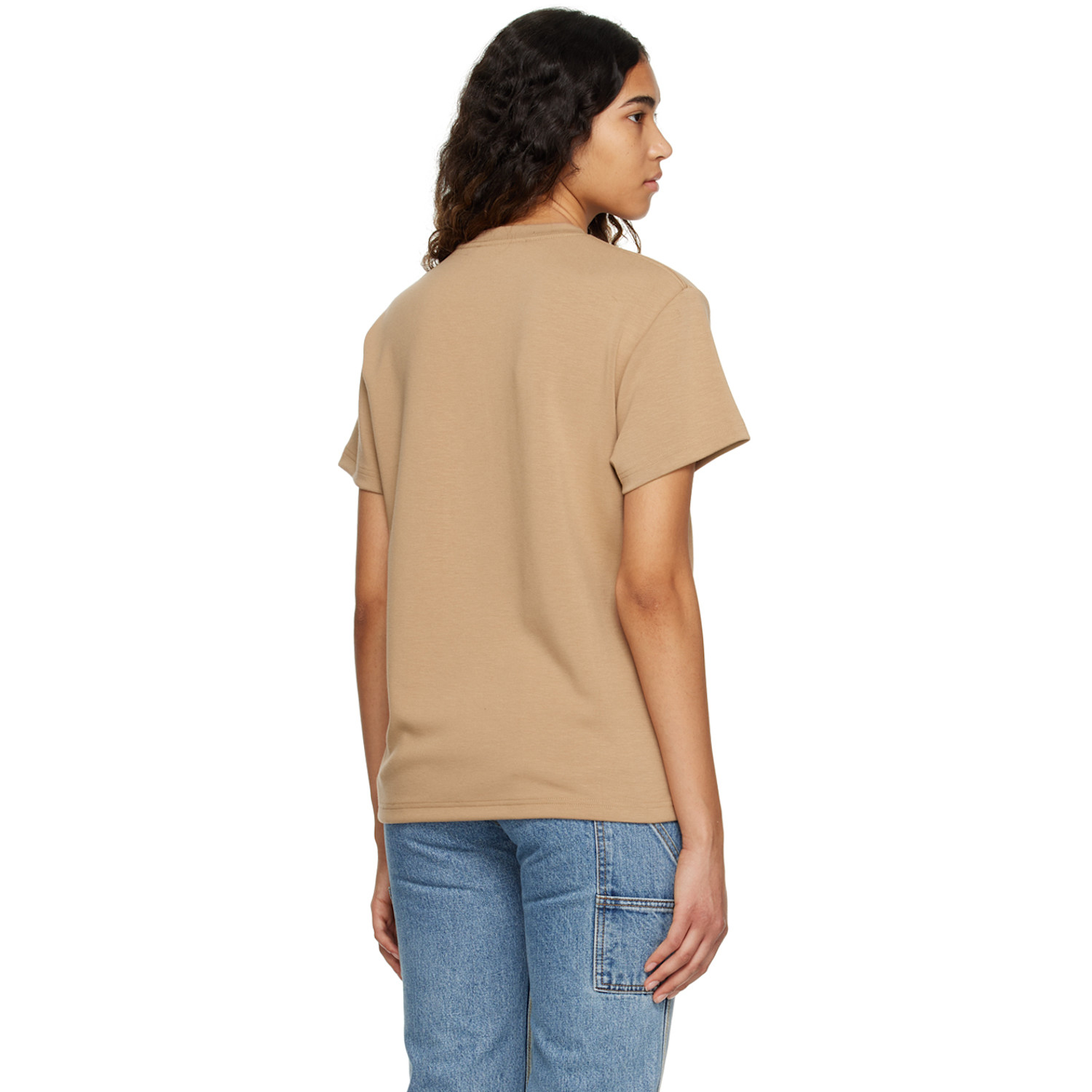  Andersson Bell Tan Ab Embroidered T-shirt 