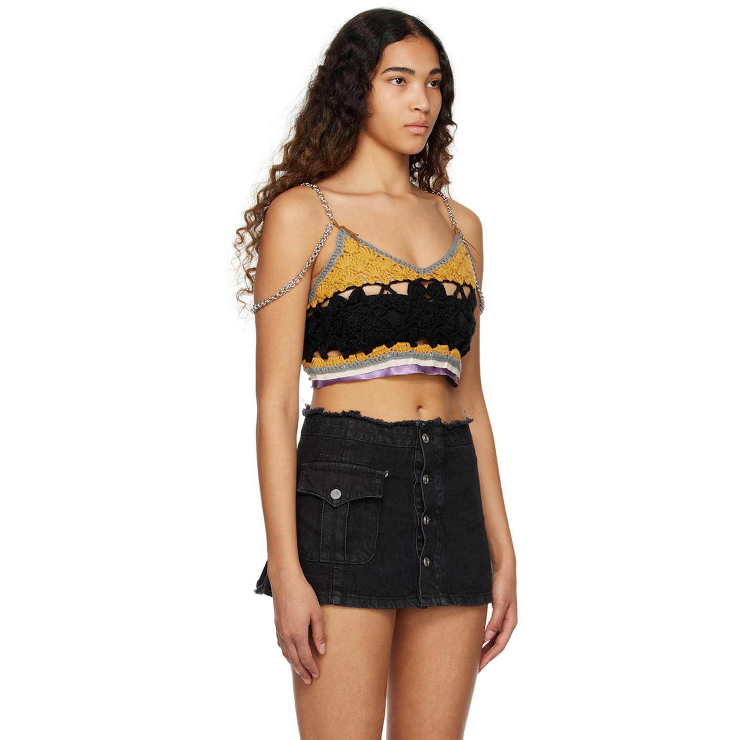  Andersson Bell Black Mila Tank Top 