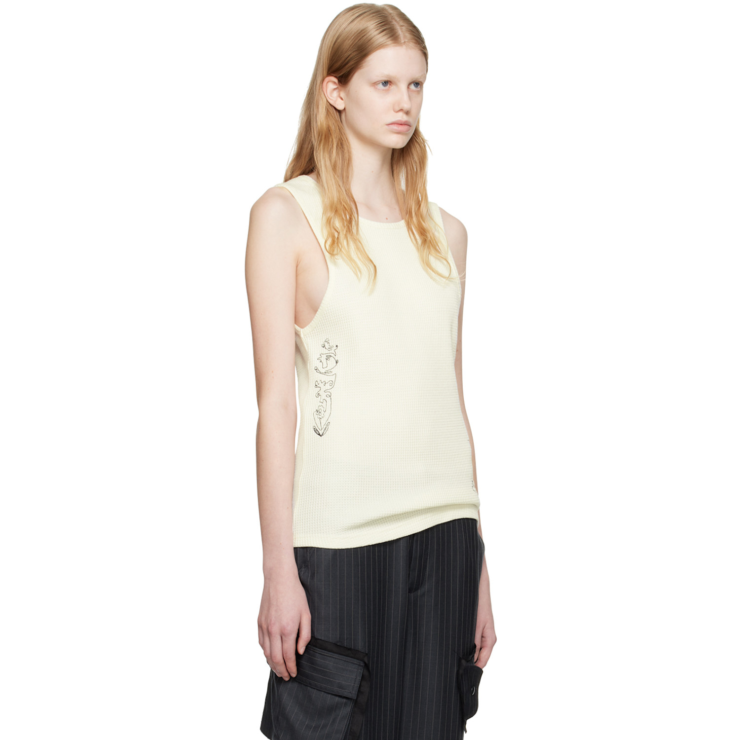  Andersson Bell White Flower Man Tank Top 