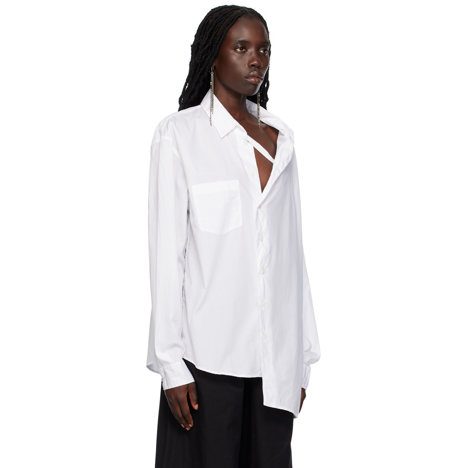  Ann Demeulemeester White Nelly Shirt 