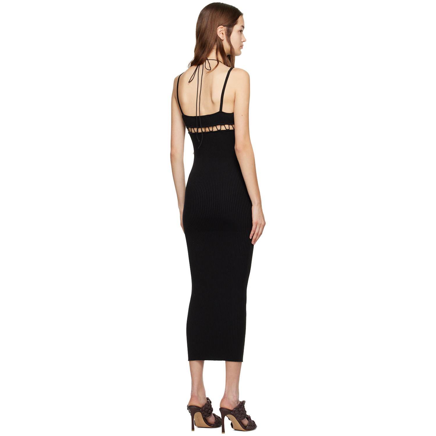  Wynn Hamlyn Black Sunny Maxi Dress 