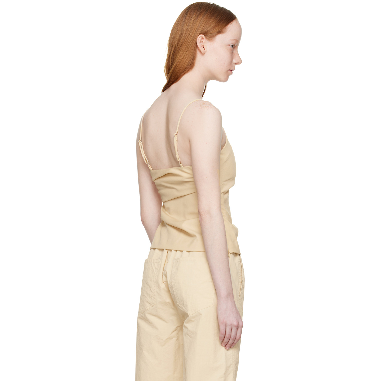  Wynn Hamlyn Beige Martha Camisole 