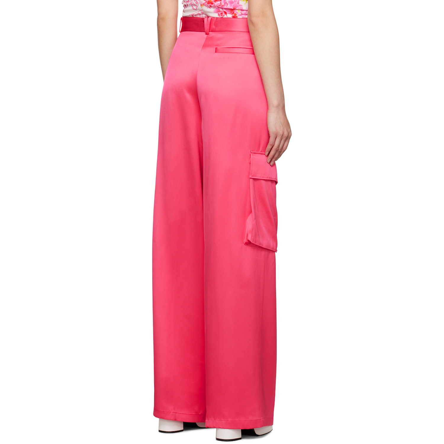  Versace Pink Cargo Pocket Trousers 